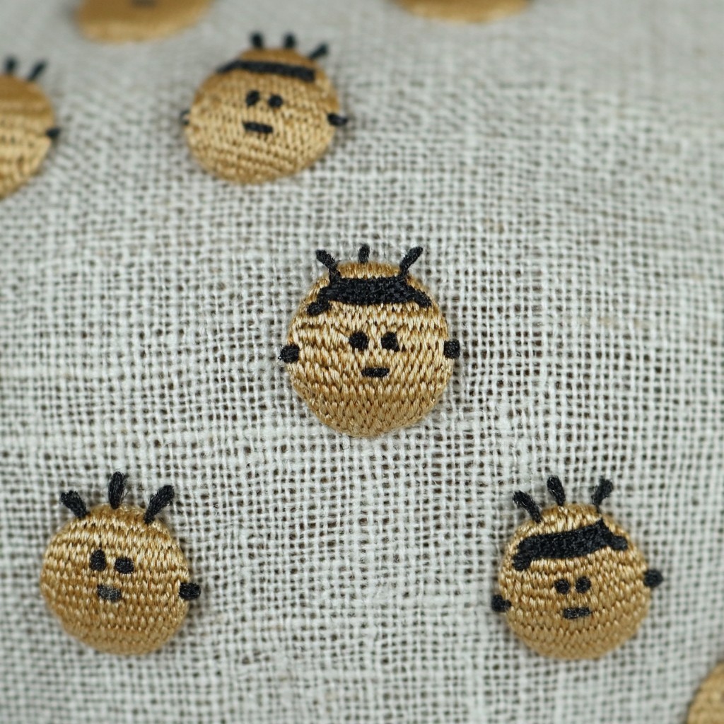 Textile, Emoticon, Creative arts, Craft, Pattern, Embroidery, Stitch, Smiley, Needlework