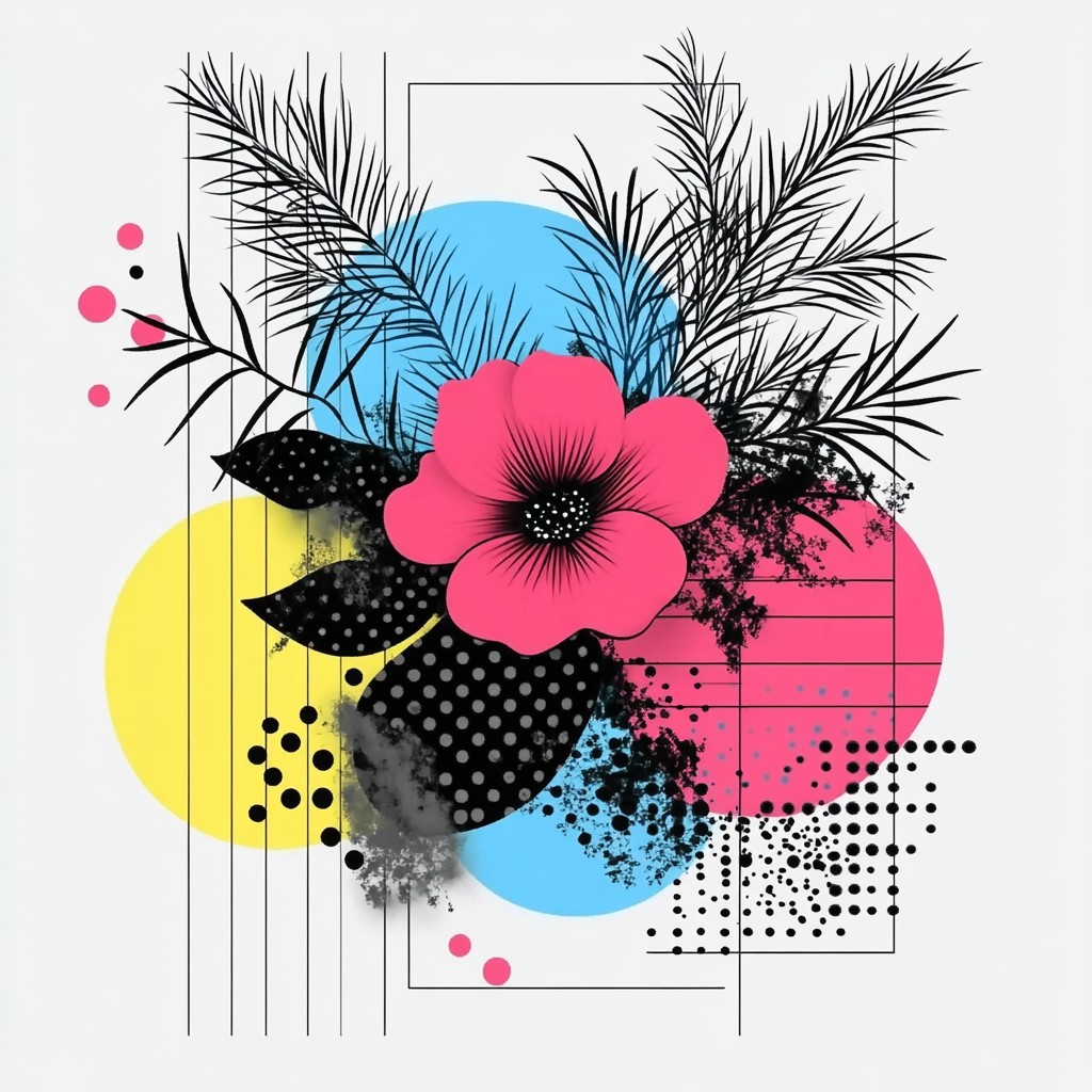 Art, Pink, Illustration, Creative arts, Graphic design, Graphics, Design, Floral design