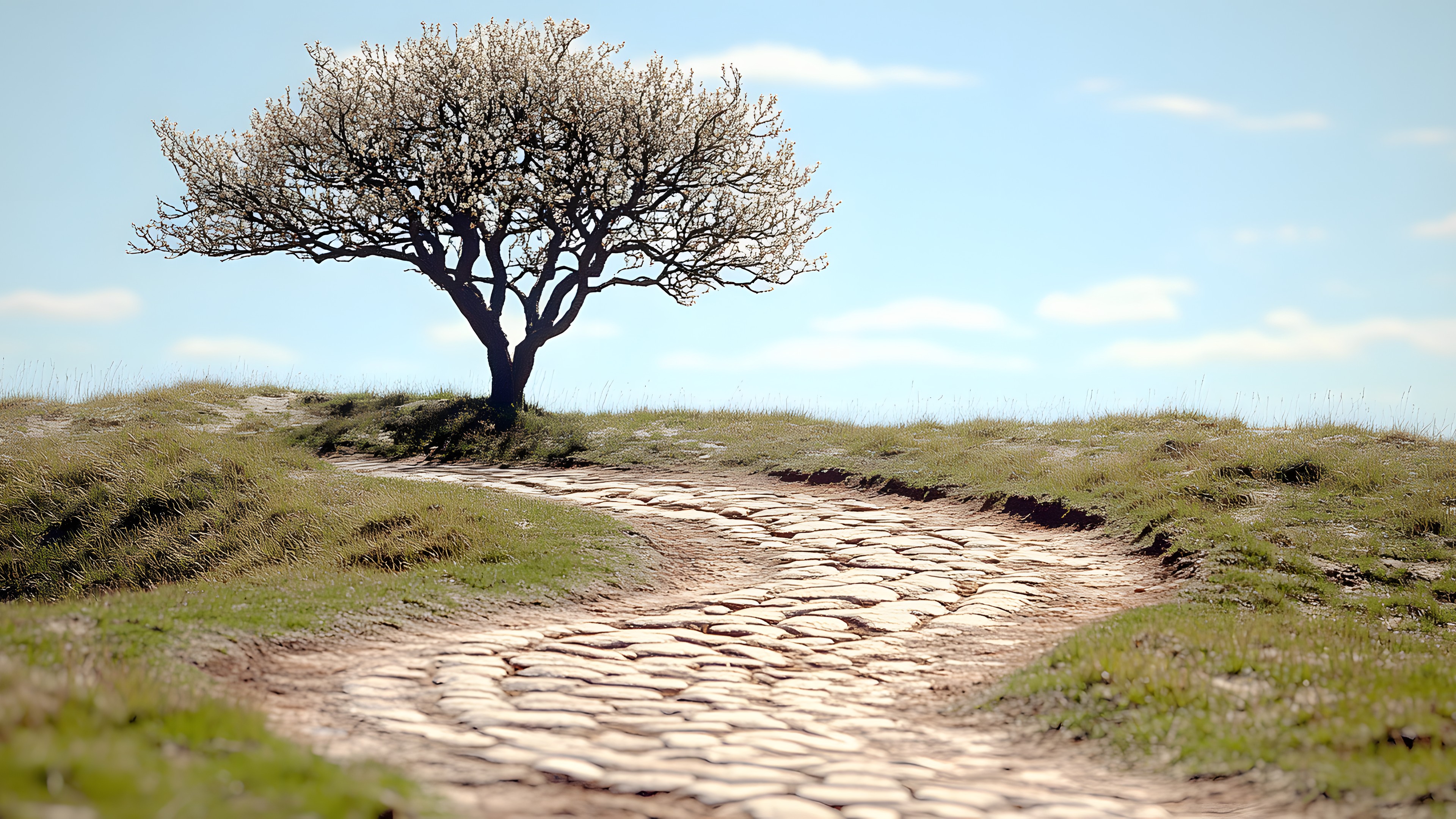 Savanna, Twig, Trail, Field, Prairie, Soil, Dirt road, Steppe
