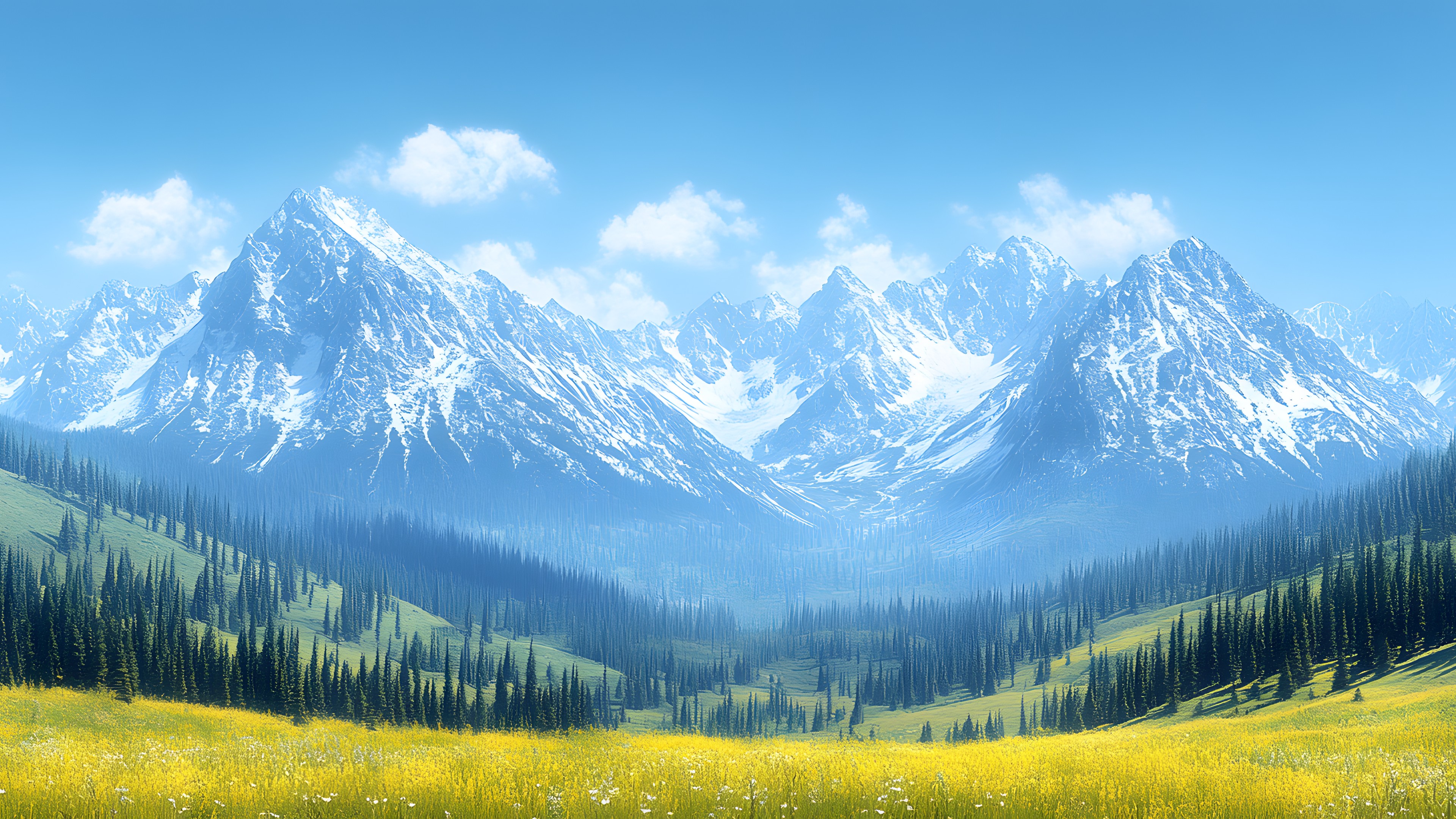 Mountain, Mountainous landforms, Nature, Natural landscape, Hill, Mountain range, Highland, Wilderness, Landscape, Cloud, Hill station, Valley, Grassland, Forest, Meadow, Pasture, Ridge, Alps, Larch, Spruce-fir forests