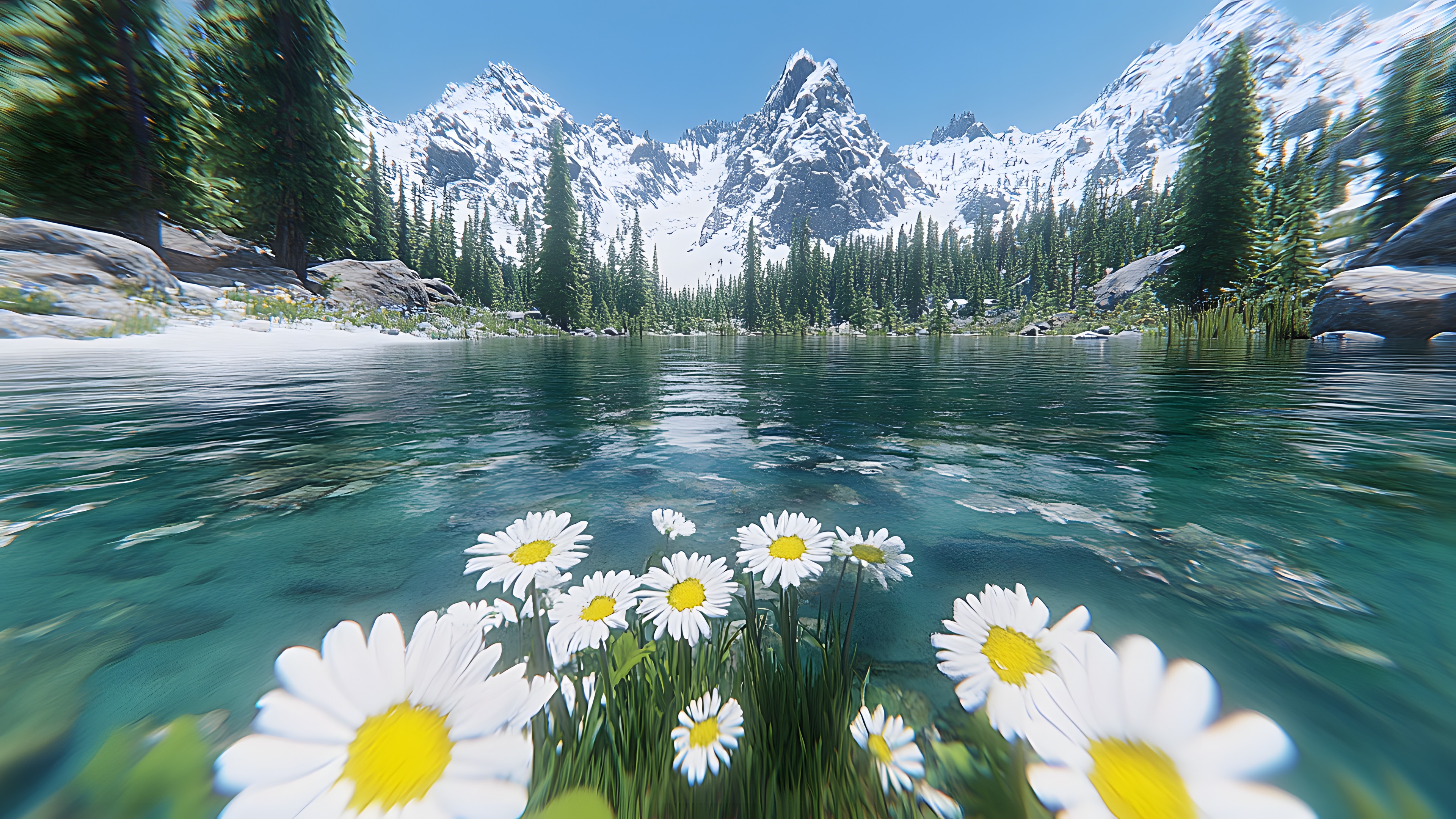 Natural landscape, Wilderness, Reflection, Mountain range, Forest, Valley, Alps, Mountain river, Larch, Wildflower, Glacial landform, Ridge, Conifers, Pond, Tropical and subtropical coniferous forests, Spruce-fir forests, Lake District, Pine, Fir, National park