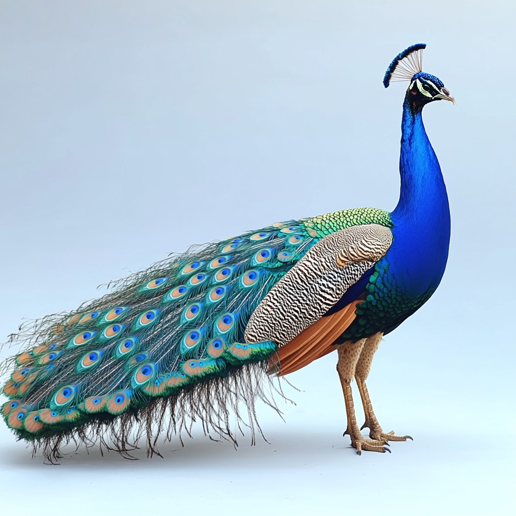 Peafowl, Blue, Bird, Beak, Phasianidae, Landfowl, Wing, Feather, Natural material, Wildlife, Tail