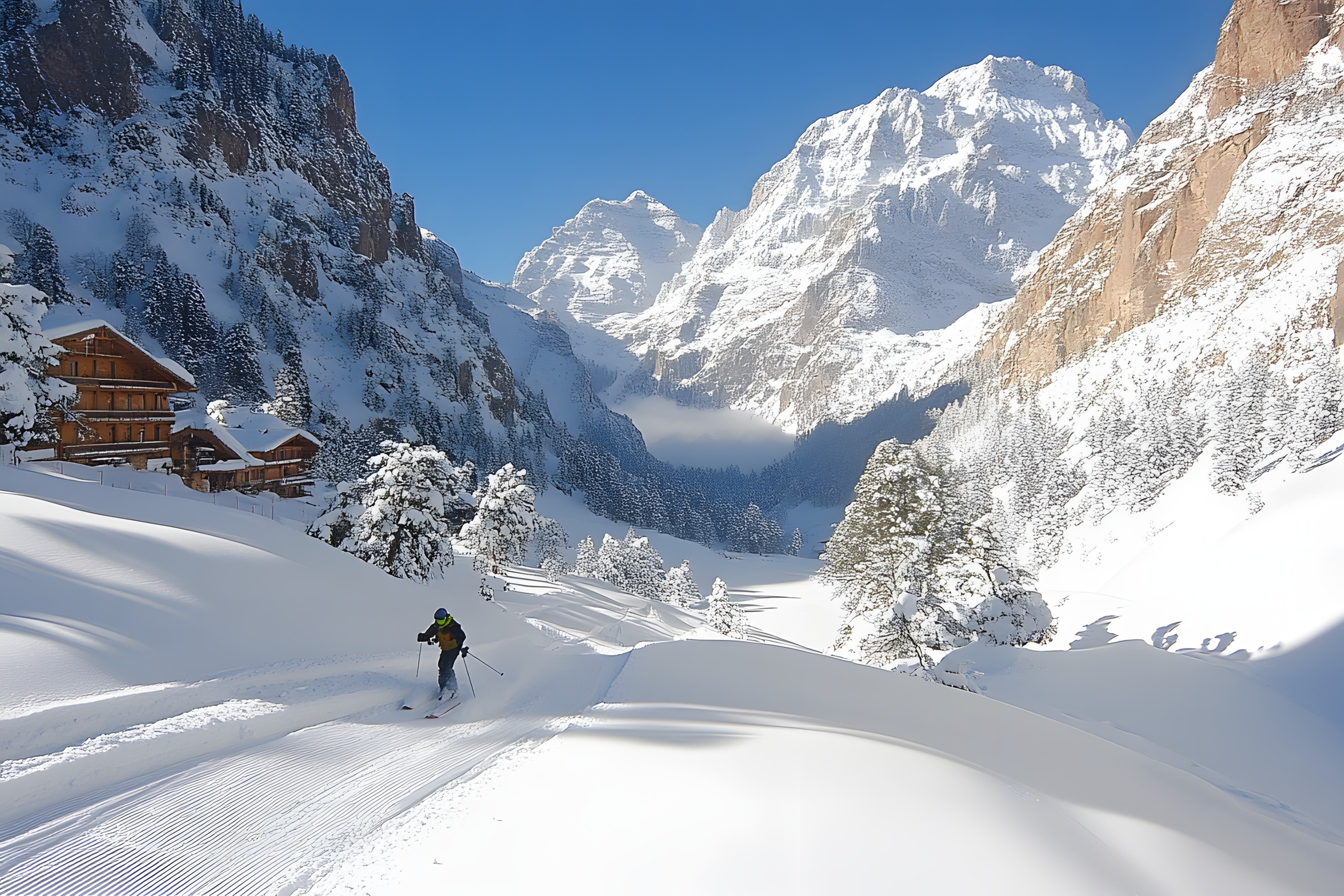 Snow, Mountain, Mountainous landforms, Winter, Mountain range, Glacial landform, Terrain, geological phenomenon, Recreation, Ridge, Wilderness, Freezing, Hill station, Alps, Ski touring, Winter sports, Ski Equipment, Ice cap, Valley, Adventure