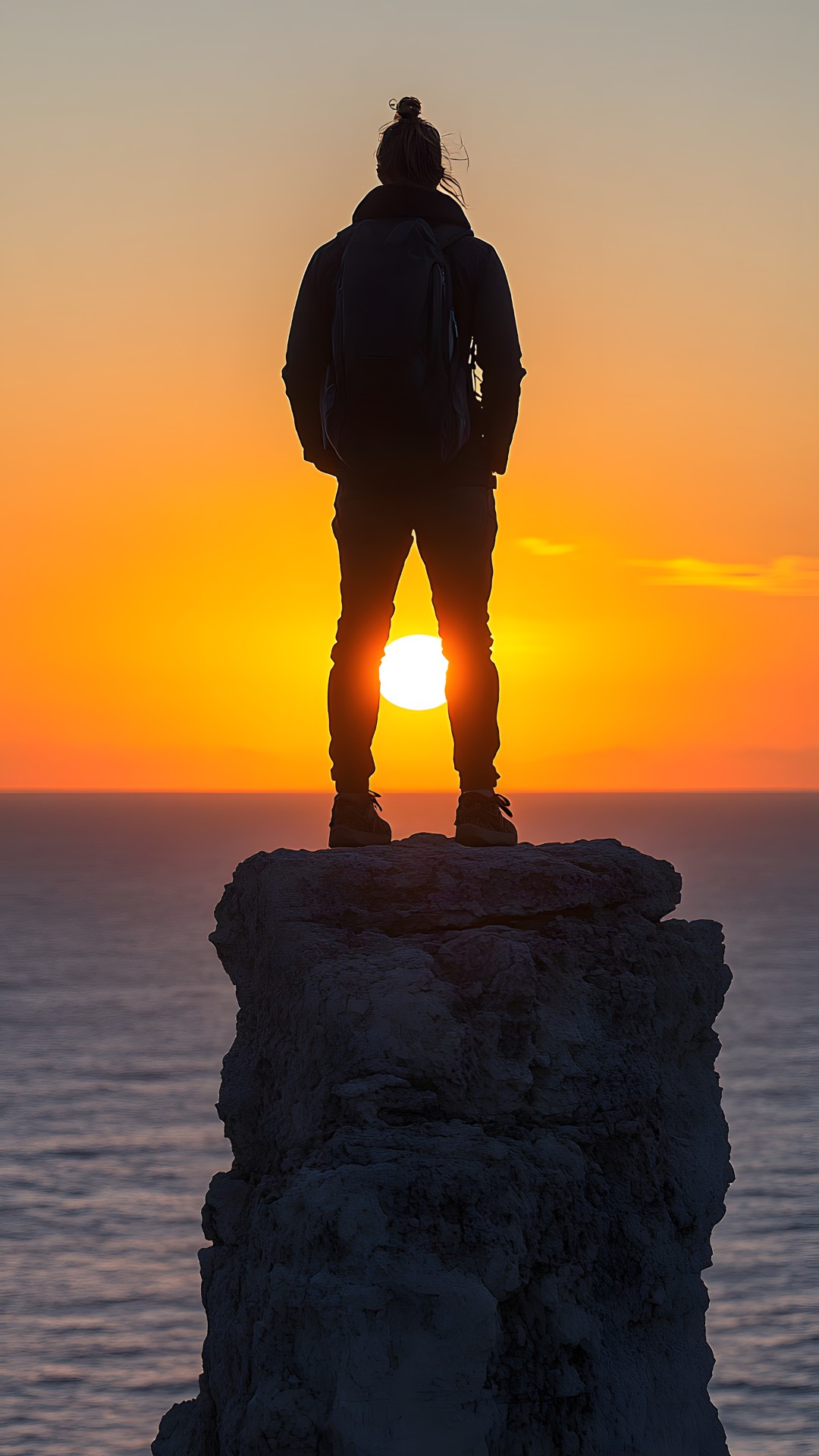 Water, Sky, Light, Nature, People in nature, Sunlight, Gesture, Horizon, Morning, Travel, Sunset, Happy, Sunrise, Calm, Afterglow, Cloud, Luggage and bags, Dusk, Bag, Fun