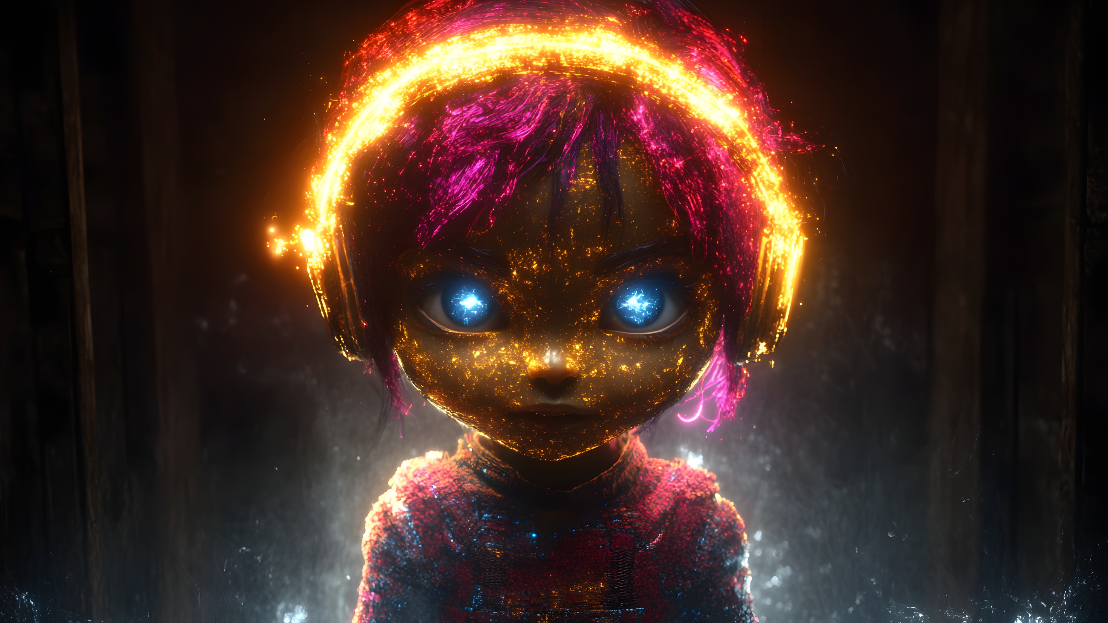 Fictional character, Night, Animation, Lens flare, Toy