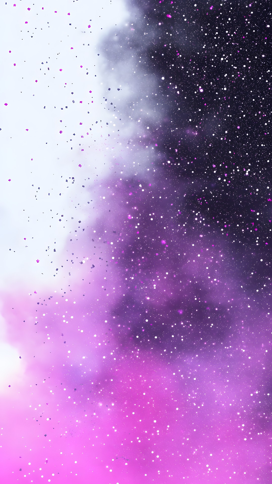 Pink, Purple, Star, Graphics, Universe, Night