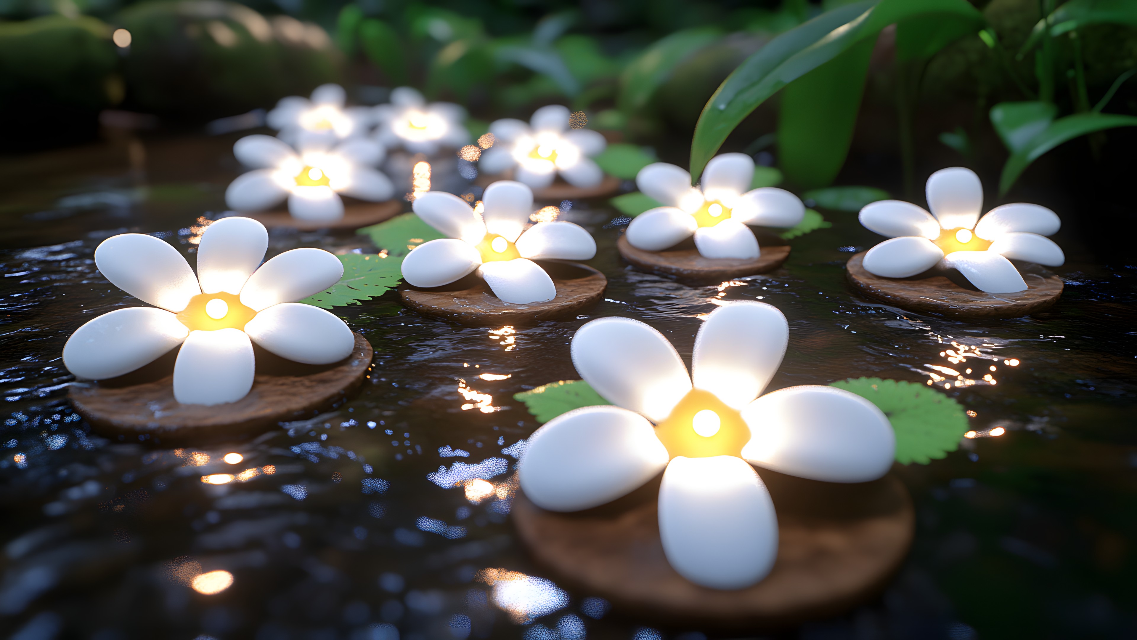 Flower, Petal, Aquatic plant, Jasmine