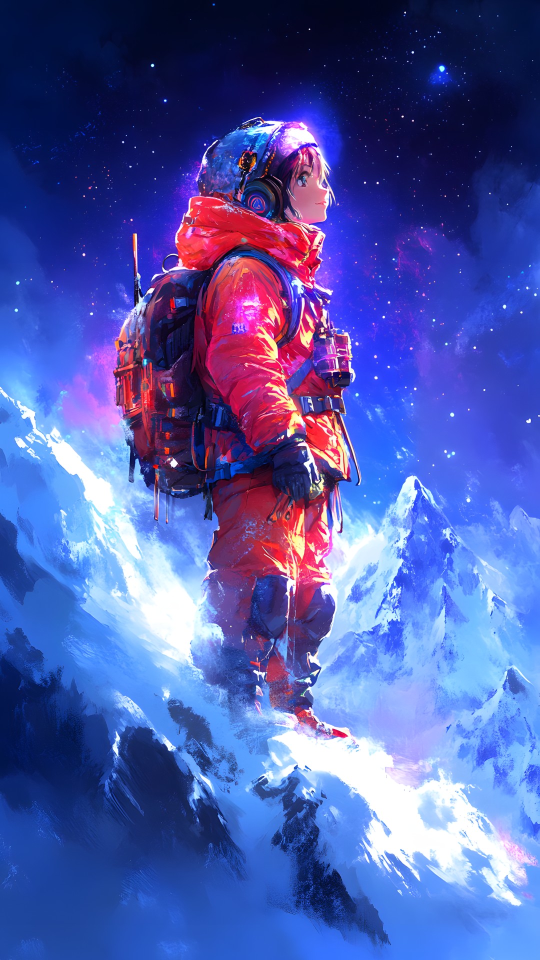 Astronomical object, Outer space, Winter, Astronaut, Star, Universe, Animation, Science, Fiction