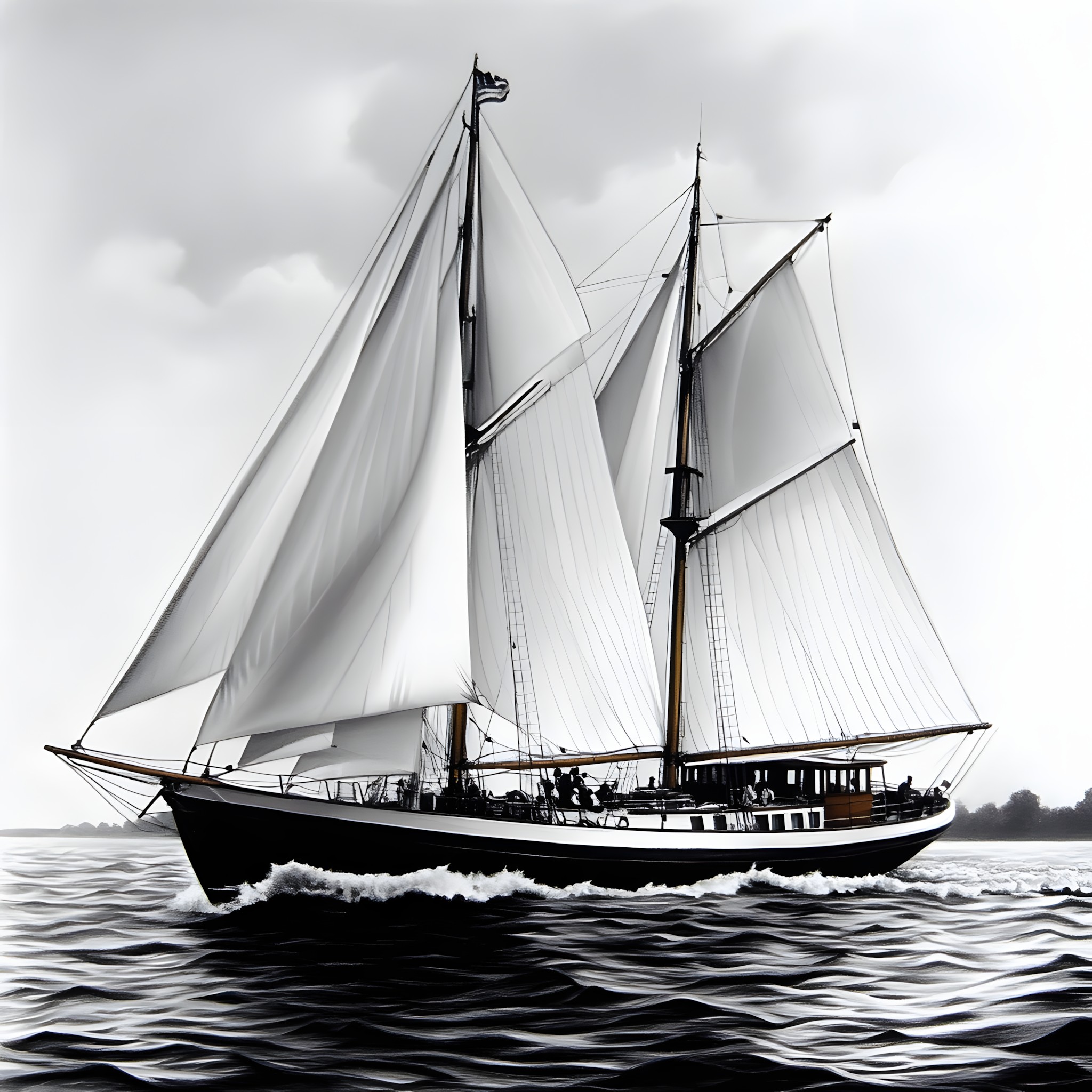 Boat, Watercraft, Mast, Sail, Ship, Sailboat, Sailing ship, Tall ship, Ocean, Sailing, Sailing, Schooner, Naval architecture, Barquentine, Brigantine, Cutter, Windsport, Wind, Sloop, Baltimore Clipper