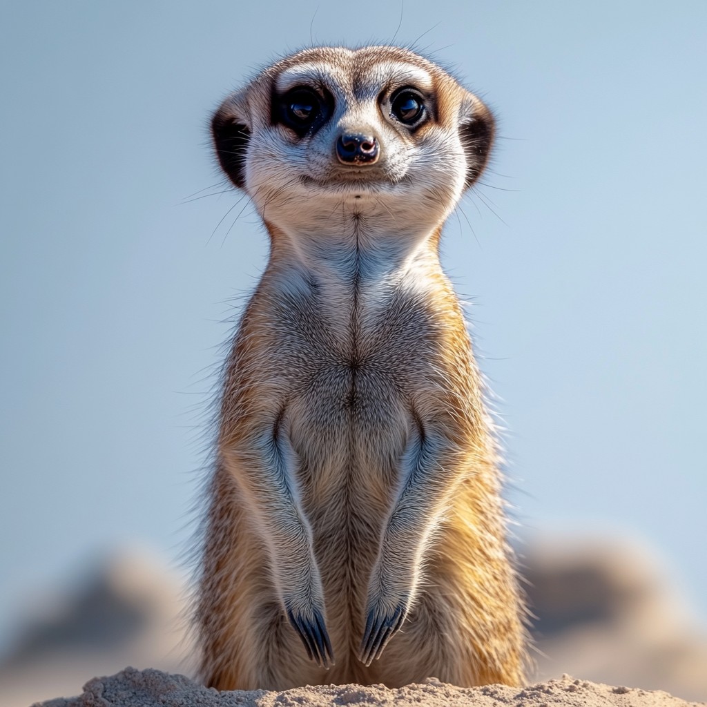 Meerkat, Mongoose, Snout, Terrestrial animal, Carnivores, Wildlife, Fur, Whiskers