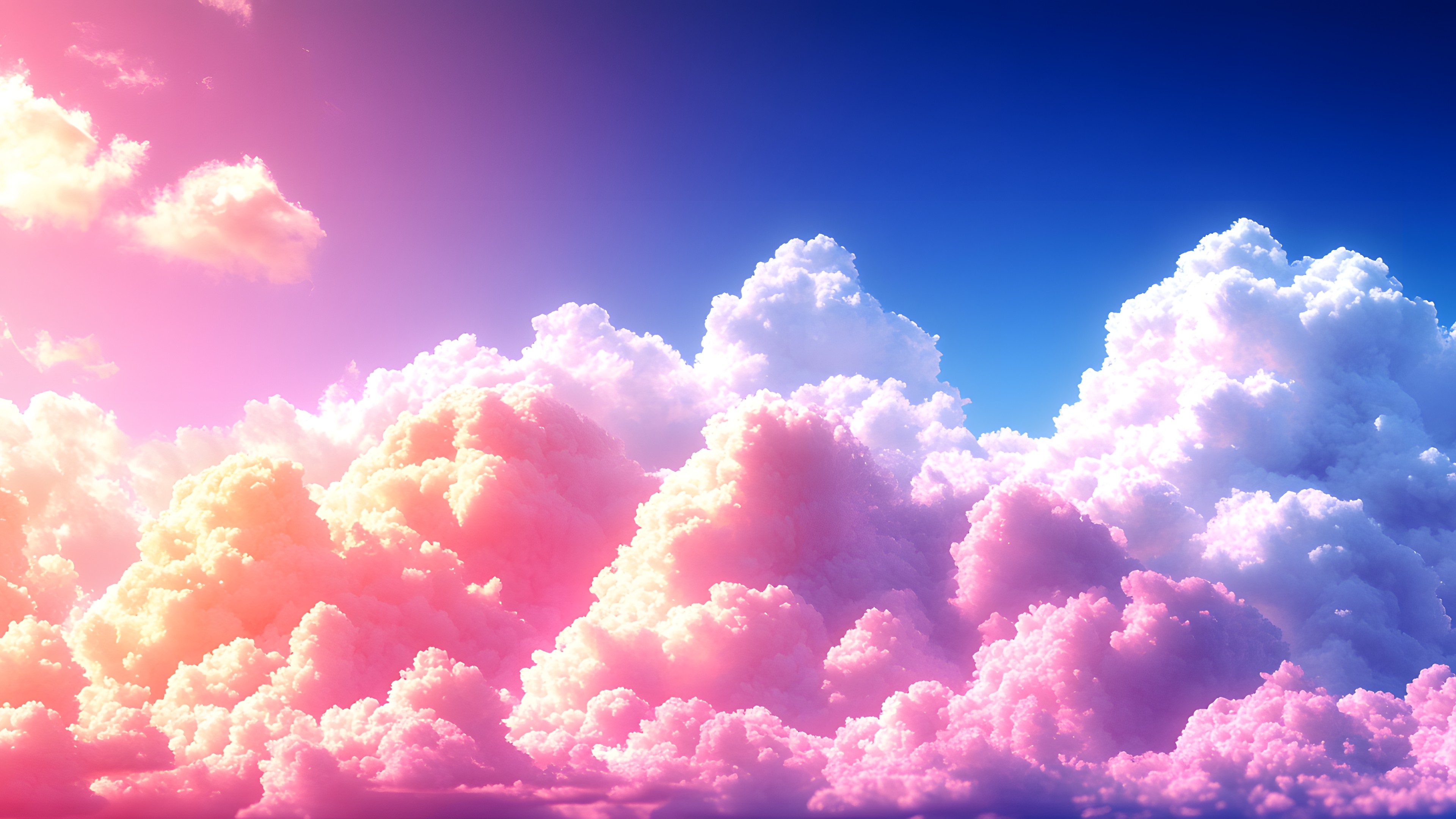 Cloud, Blue, Daytime, Cumulus, Pink, Meteorological phenomenon, Purple, Sunlight, Evening, Dusk