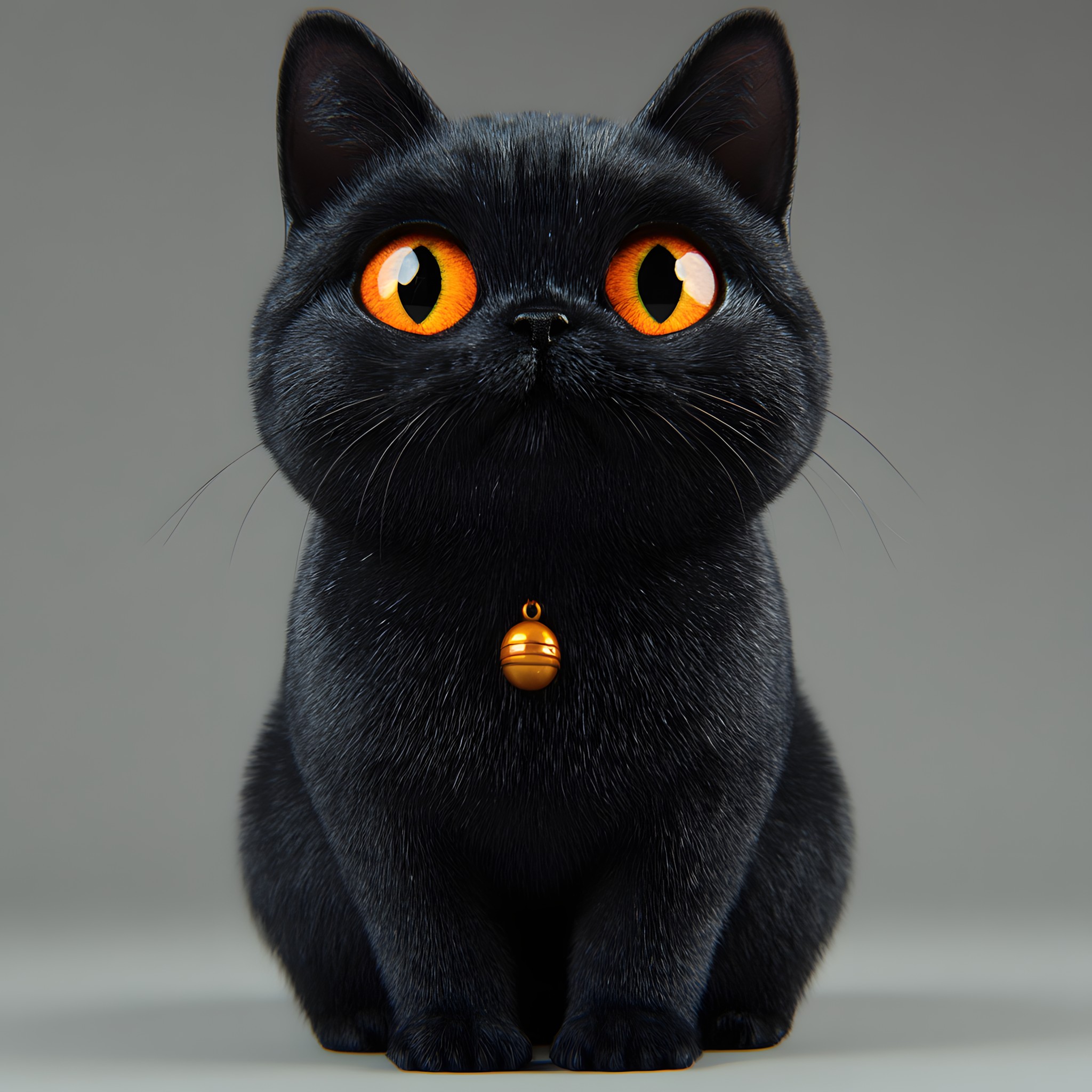 Cat, Felidae, Felinae, Toy, Facial expression, Whiskers, Snout, Carnivores, Black, Black cat, Terrestrial animal, Animal Figure, Fur, Tail, Stuffed toy, Plush, Domestic short-haired cat, Bombay cat