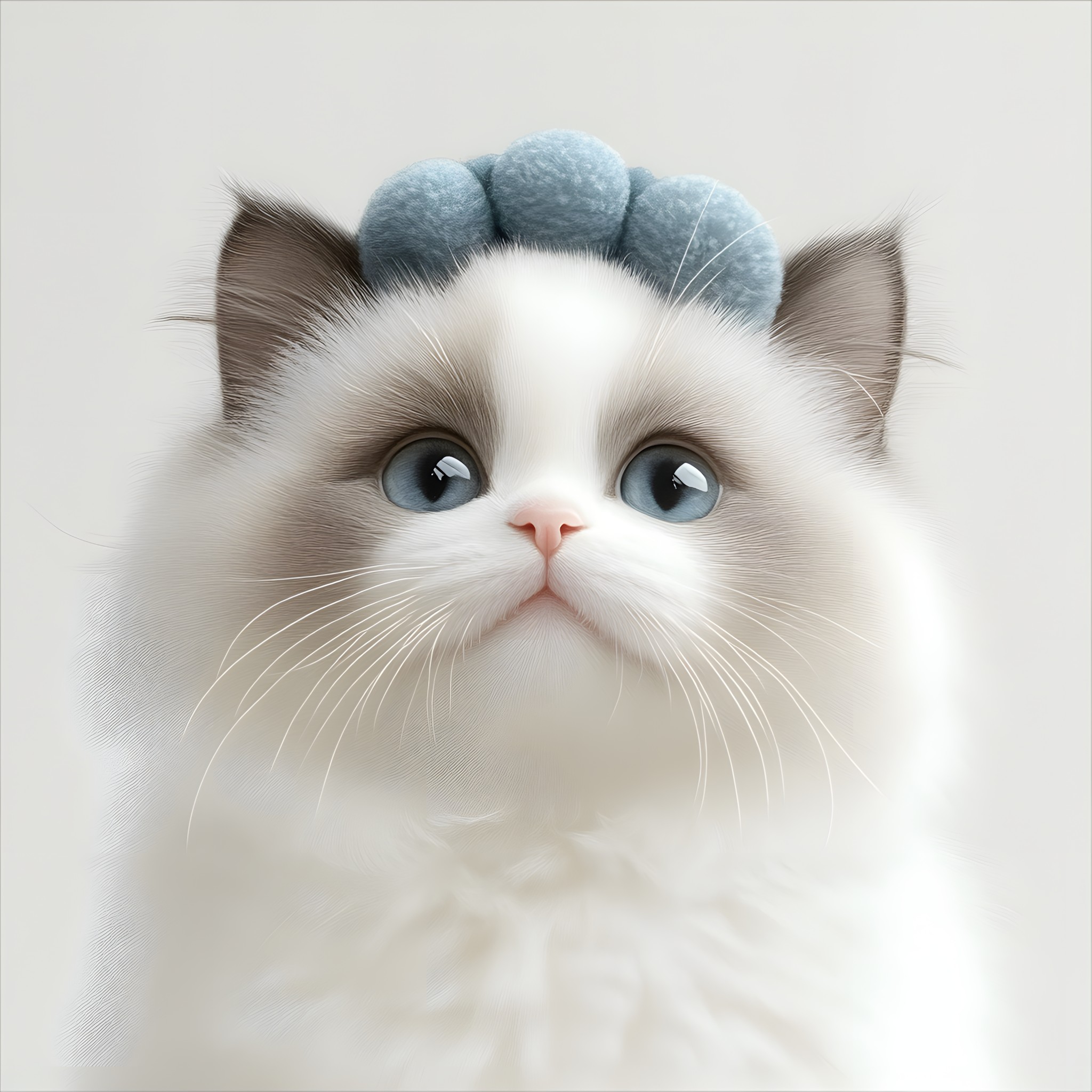 Cat, Felidae, Carnivores, Felinae, Vertebrate, Whiskers, Toy, Fur, Kitten, Snout, Ragdoll, Munchkin cat, Ojos Azules, Persian cat