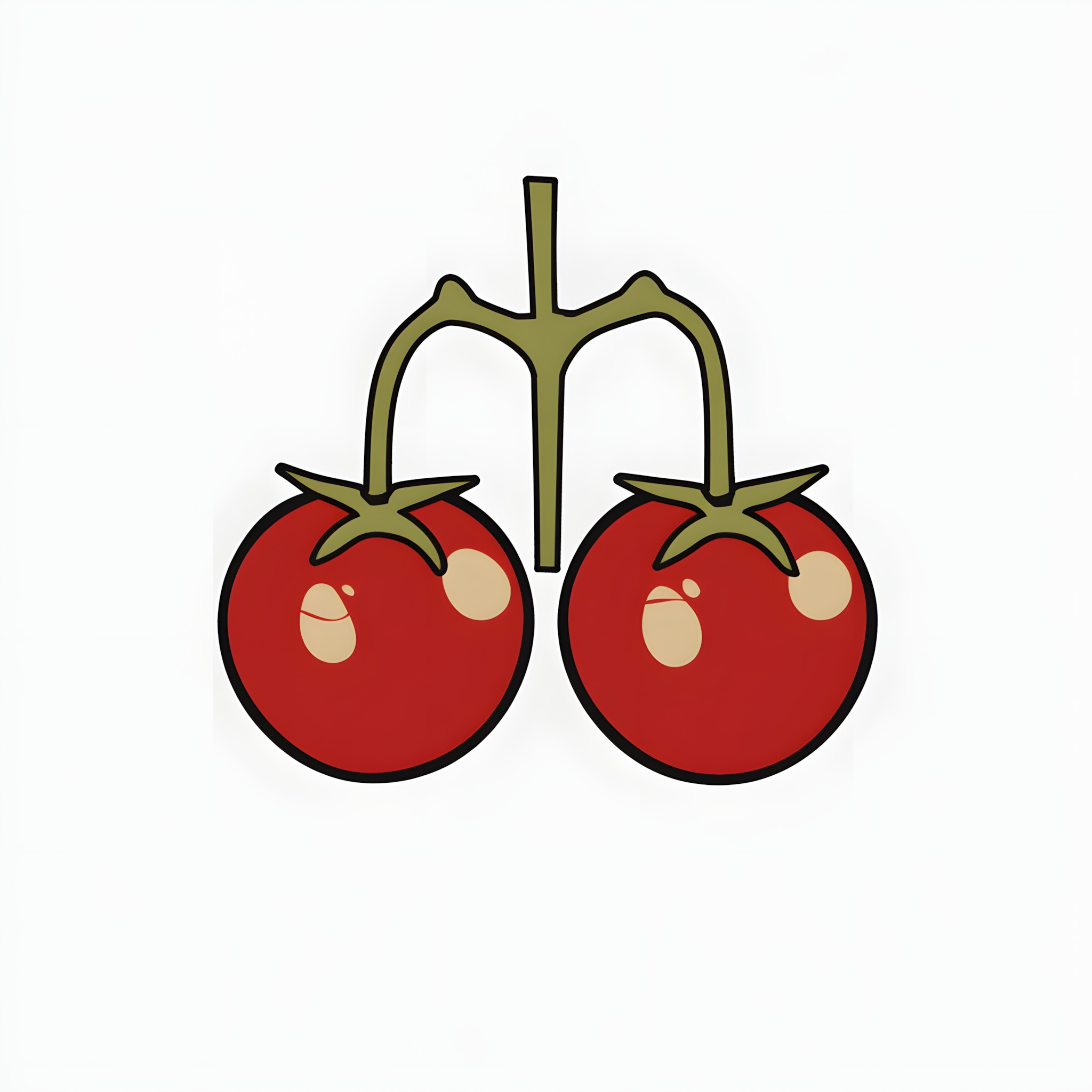 Red, Produce, Natural foods, Fruit, Clip art, Graphics, Nightshade