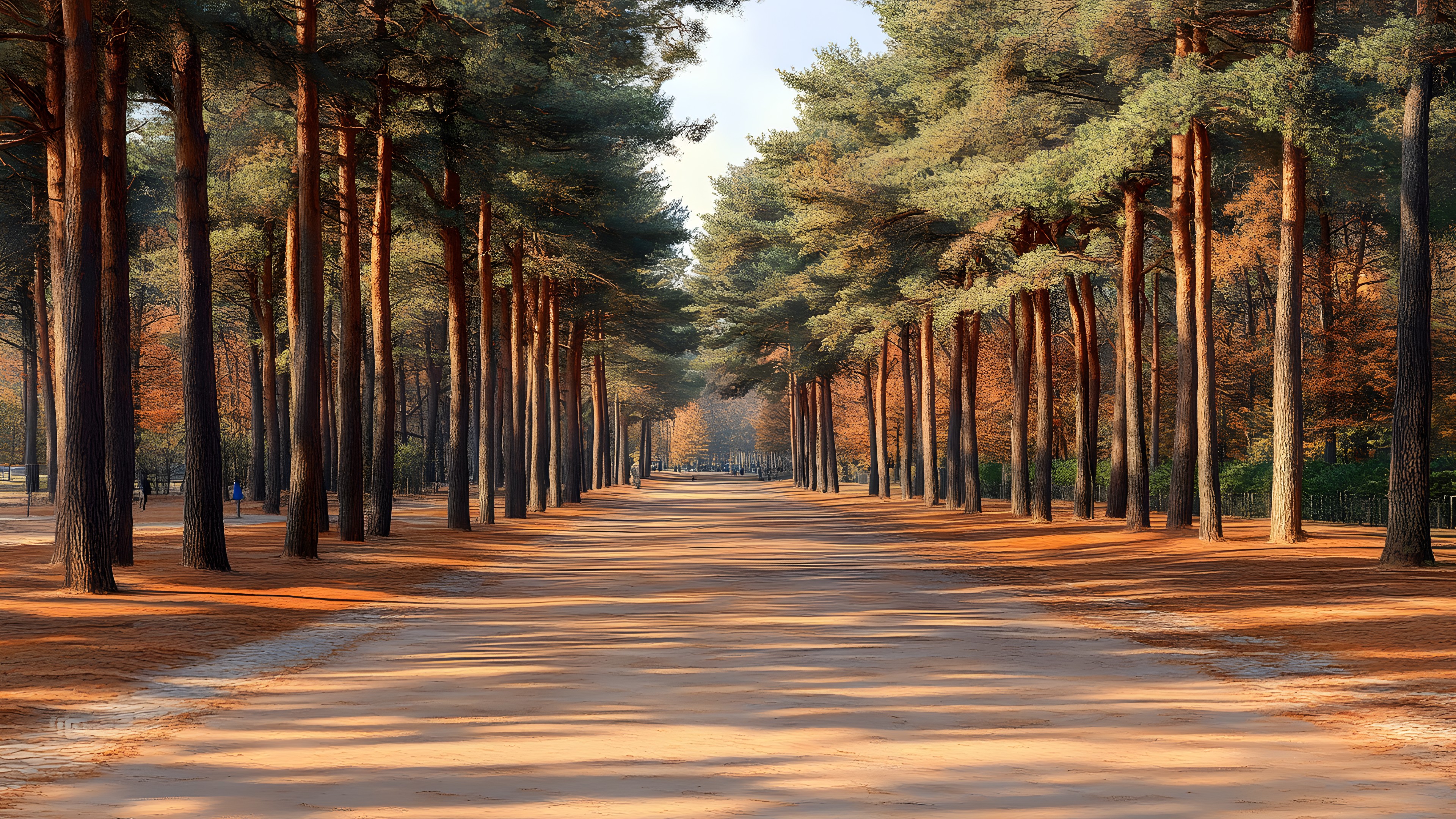 Tree, Nature, Leaf, Wood, Branch, Road, Forest, Grove, Trunk, Thoroughfare, Woodland, Morning, Sunlight, Woody plant, Spruce-fir forests, Trail, Walkway, Shade, Temperate broadleaf and mixed forest, Northern hardwood forest