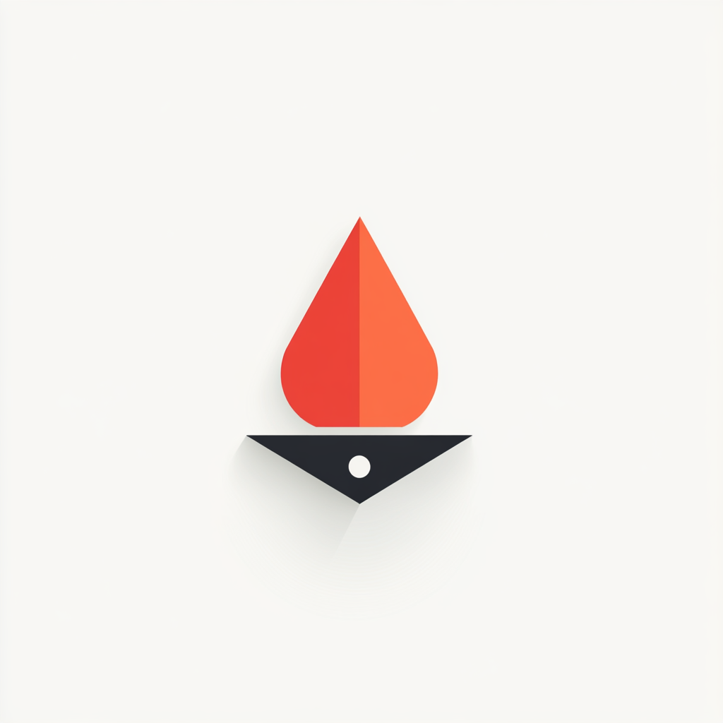 Red, Symbol, Logo, Triangle, Graphics, Graphic design, Icon, Design, Cone