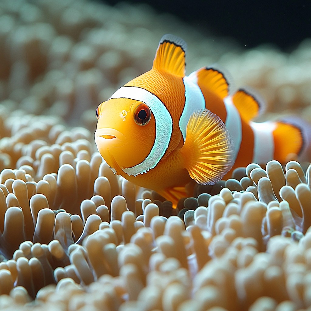 Fish, Clownfish, Ocellaris clownfish, Yellow, Vertebrate, Marine biology, Orange, Underwater, Coral, Pomacentridae, Coral reef fish, Reef, Fin, Ray-finned fishes, Aquarium, Cnidaria, Sea anemone, Bony fishes, Coral reef, Marine invertebrates