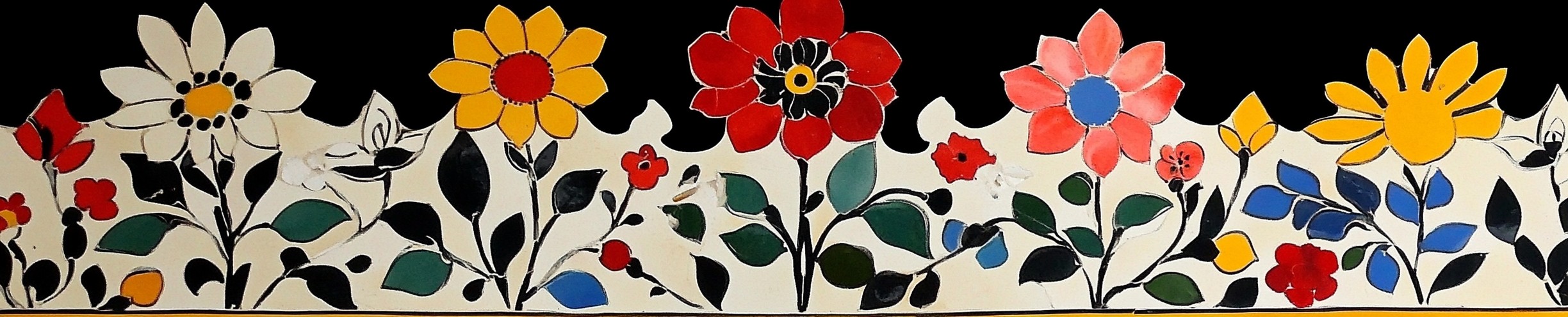 Orange, Petal, Creative arts, Floral design, Motif, Wall sticker, Pedicel, Graphics, Pattern