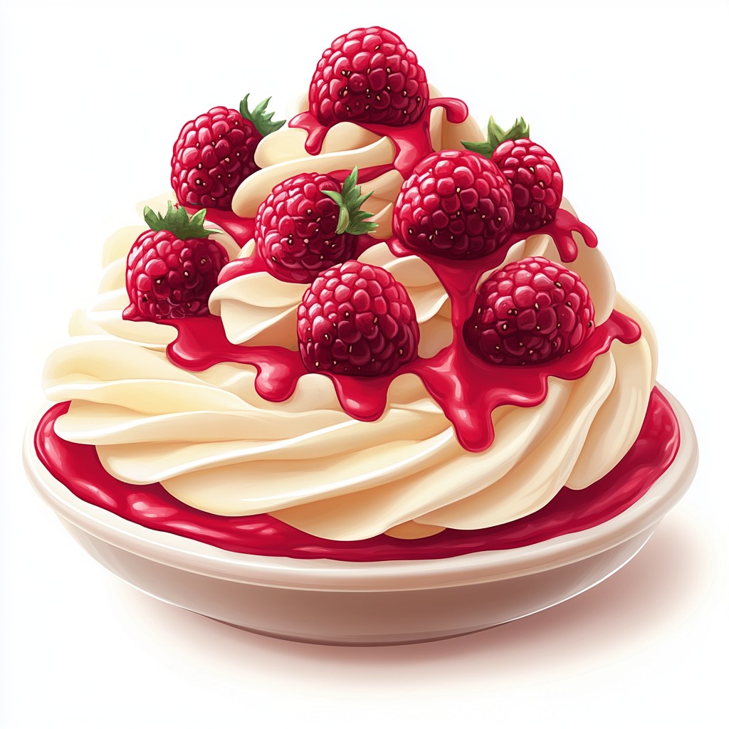 Food, Ingredient, Produce, Fruit, Dessert, Cream, Berry, Recipe, Dairy product, Natural foods, Icing, Bavarian cream, Strawberry, Ice cream, Raspberry, Garnish, Superfood, Frozen dessert, Yogurt, Strawberries