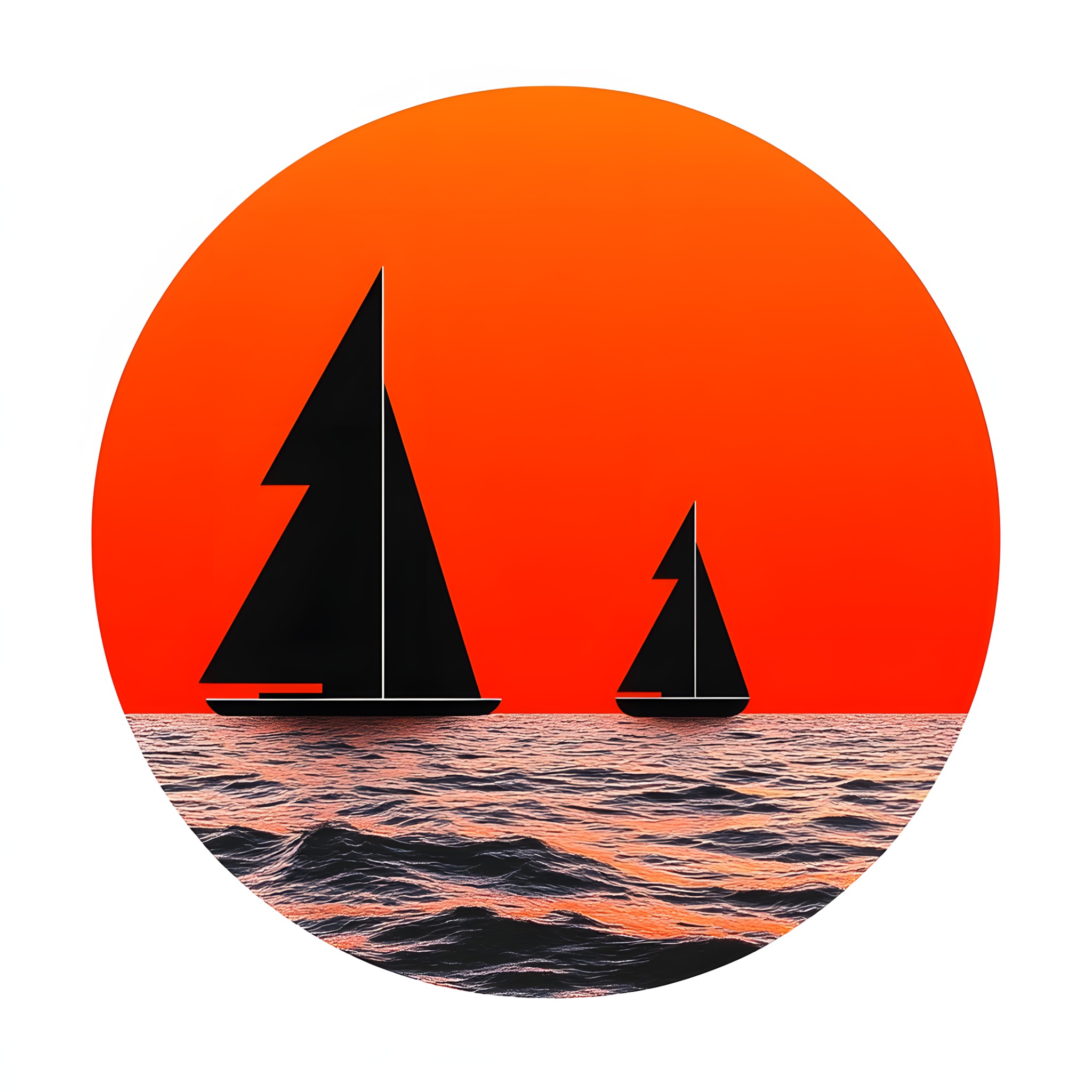 Red, Sailboat, Mast, Boat, Sail, Sailing, Watercraft, Graphics, Triangle, Ship, Naval architecture, Graphic design, Sailing, Dhow