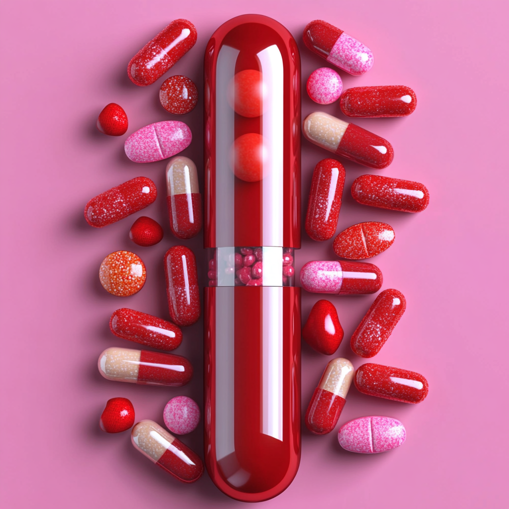 Red, Pill, Pharmaceutical drug, Capsule, Medicine, Prescription drug, Health Care, Medical, Analgesic, Dietary supplement, Nutraceutical, Stimulant, Science