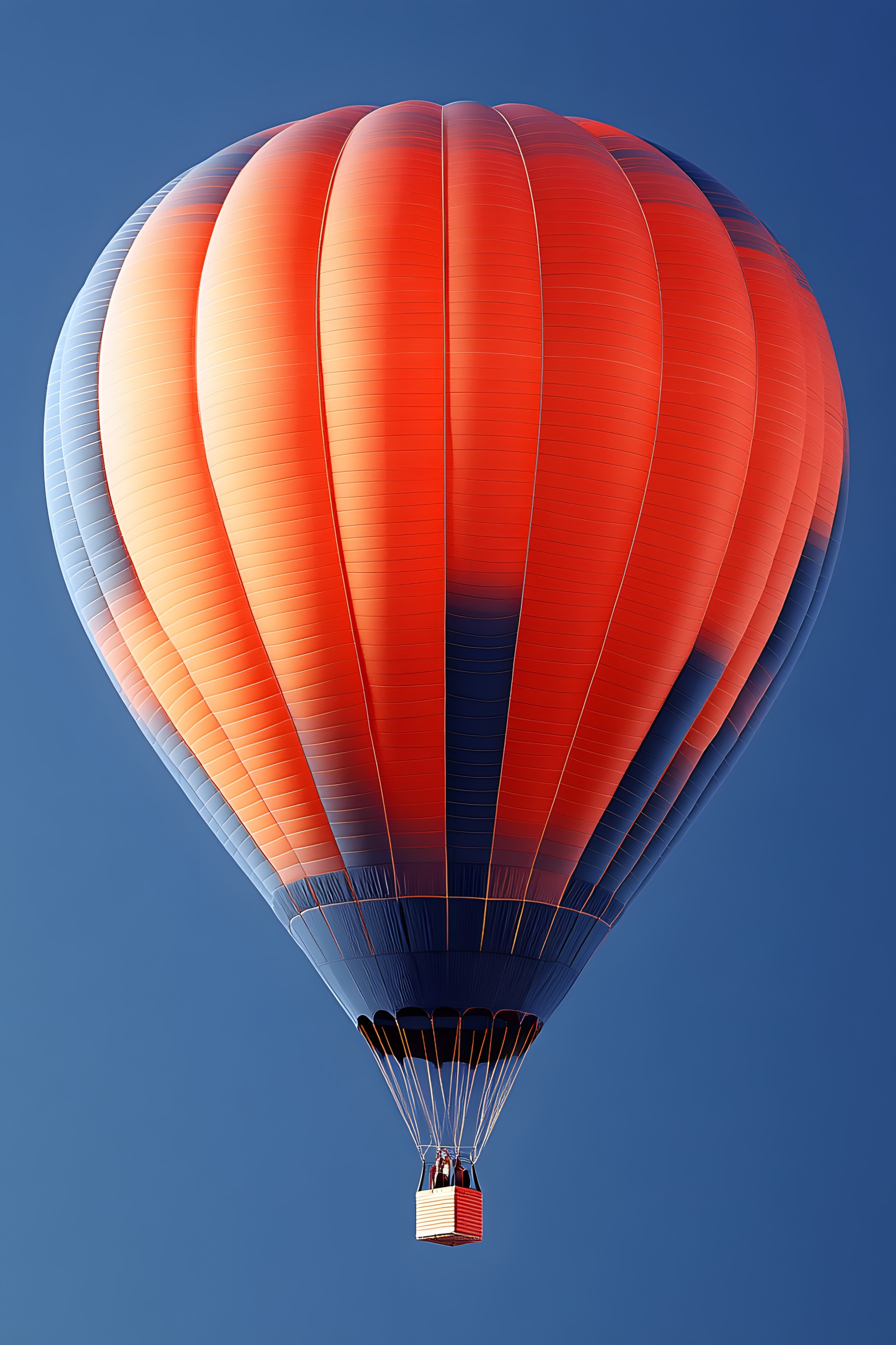 Blue, Daytime, Hot air balloon, Red, Balloon, Hot air ballooning, Air travel, Air sports, Aerostat, Orange, Flight, Leisure, Parachute, Wind, Adventure