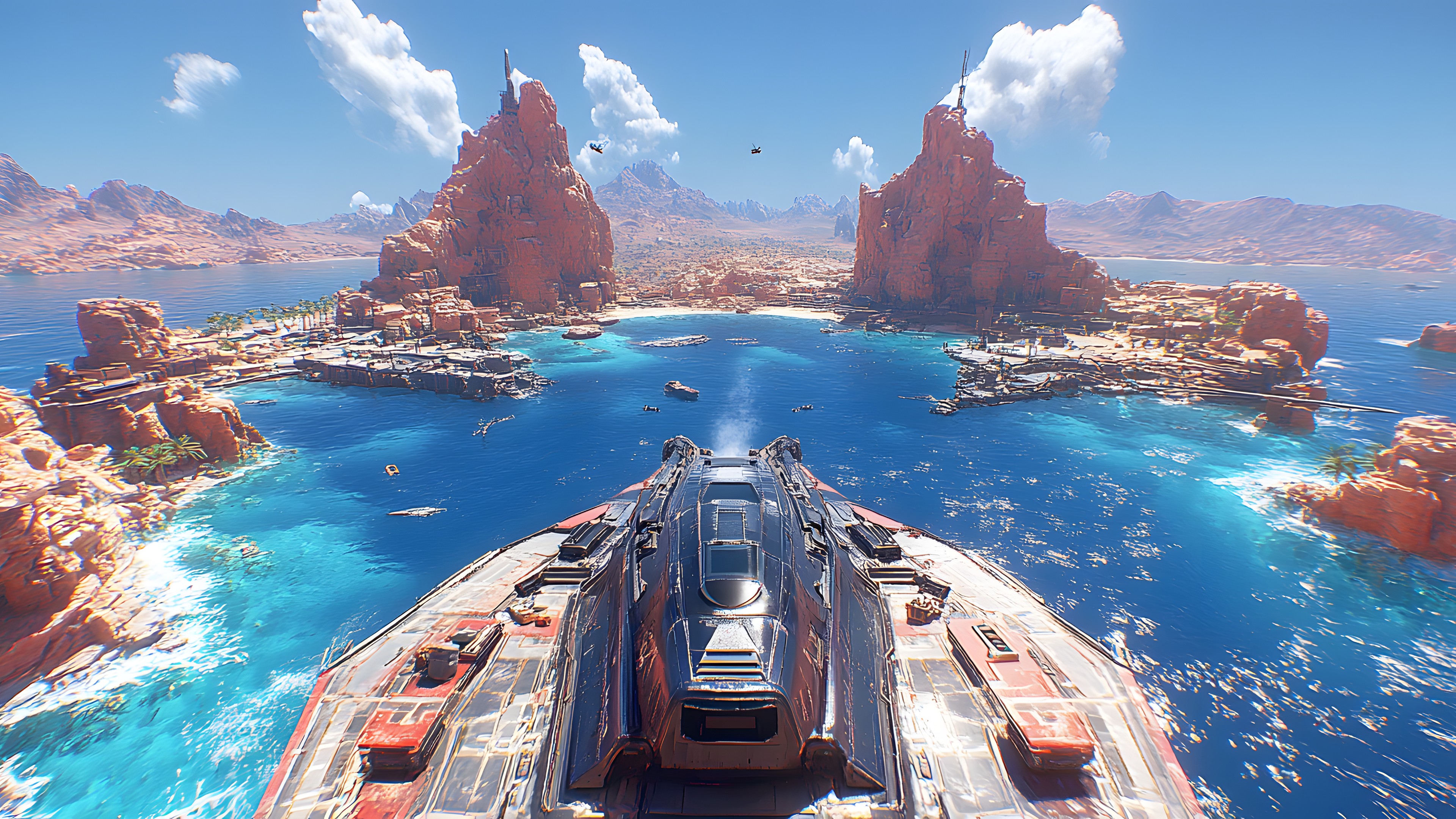 Game, Video Game Software, Ocean, PC game, Boat, Watercraft, Digital compositing, Naval architecture, Strategy video game