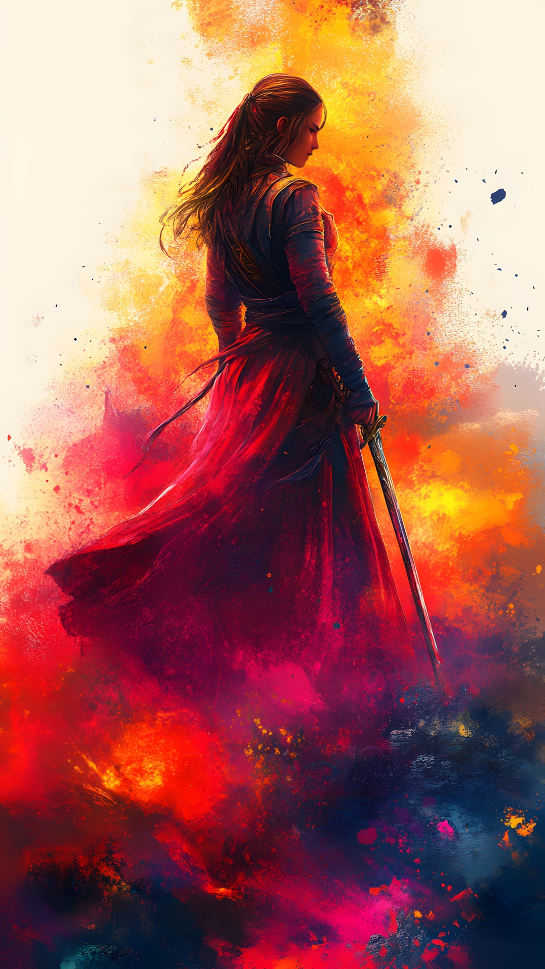 Fictional character, CG artwork, Costume, Sword, Film, Fiction, Mythology