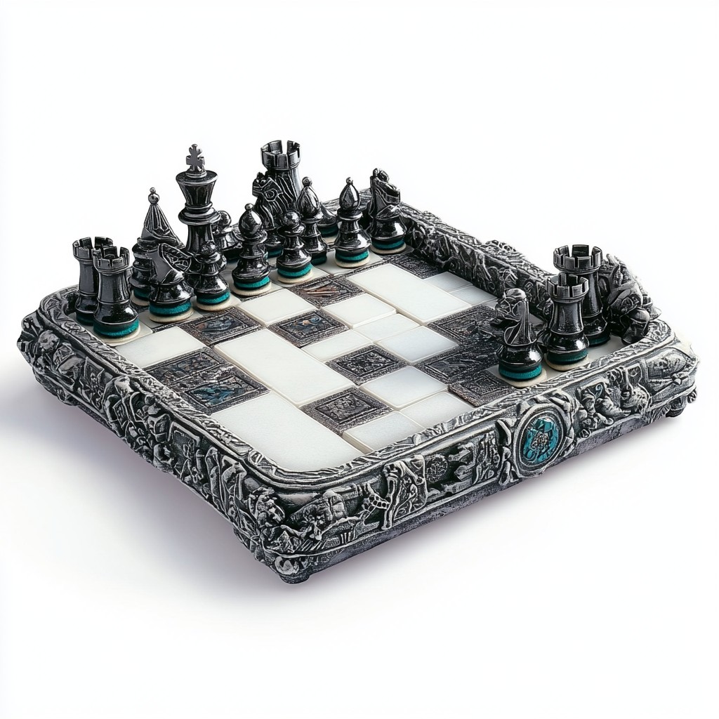 Indoor games and sports, Chess, Tabletop game, Chessboard, Board game, Game, Silver, Natural material, Nickel, Toy, Silver