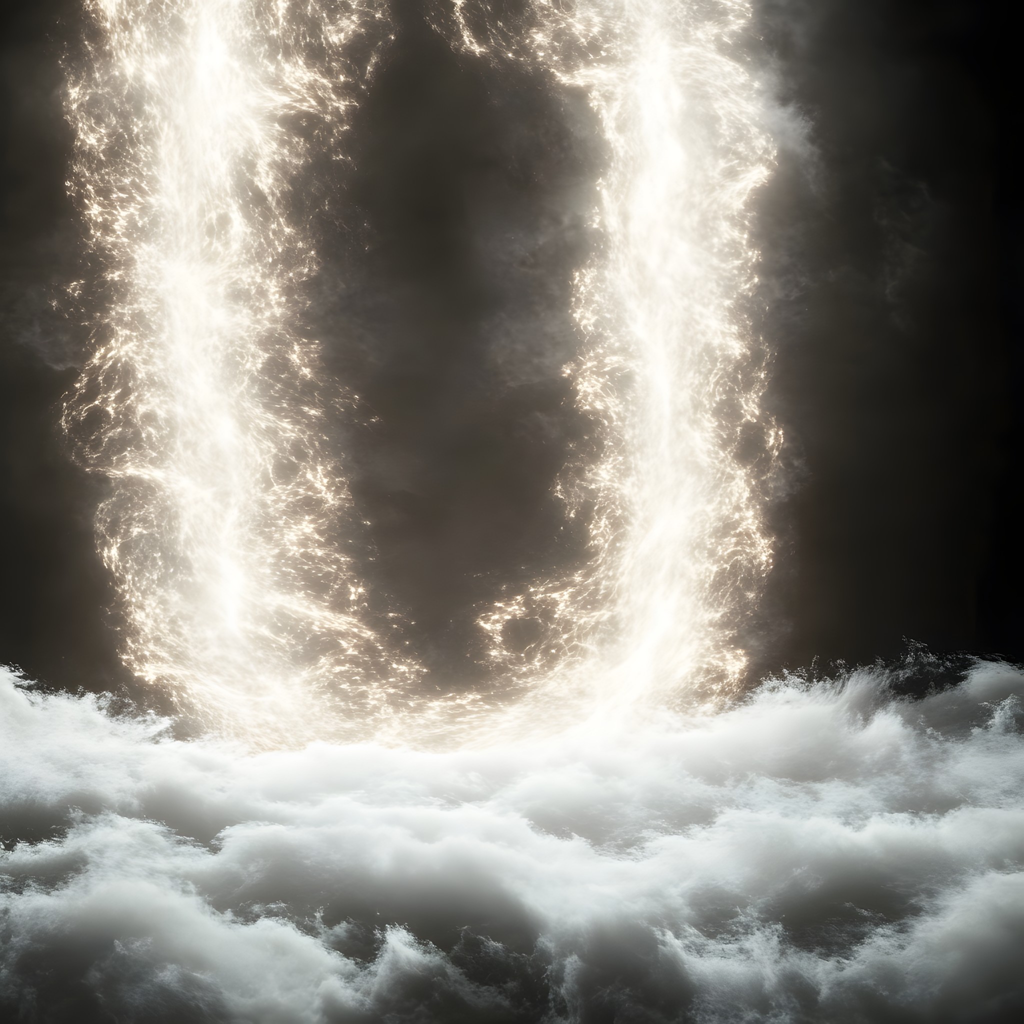 Liquid, atmospheric phenomenon, Waterfall, Meteorological phenomenon, Water feature, Wind wave