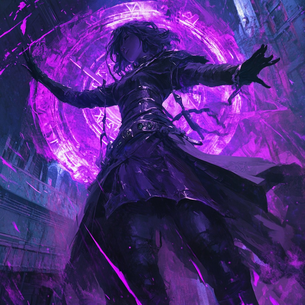 Fictional character, CG artwork, Purple, Cartoon, Anime, Animation, Graphics, Graphic design, Fiction