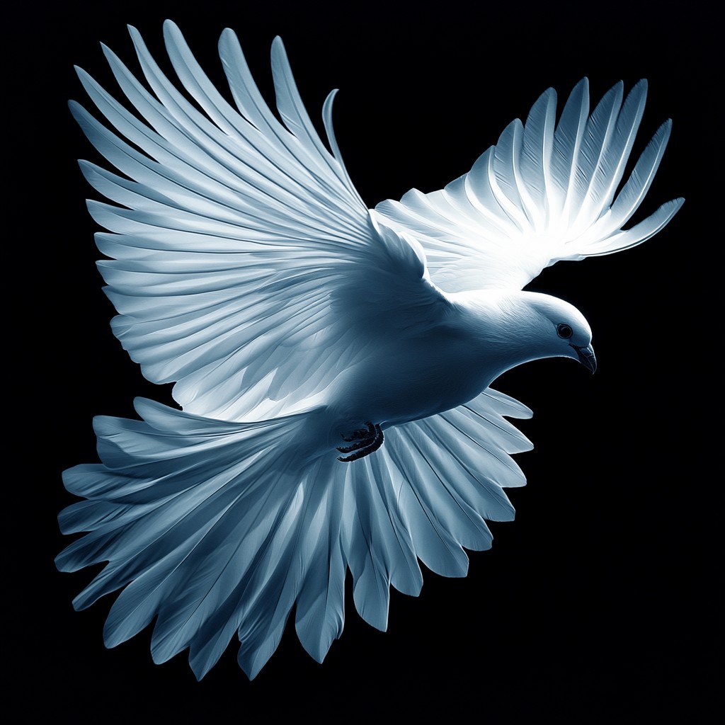 Bird, Vertebrate, Wing, Beak, Pigeons and doves, Feather, Flight, Peace, Tail