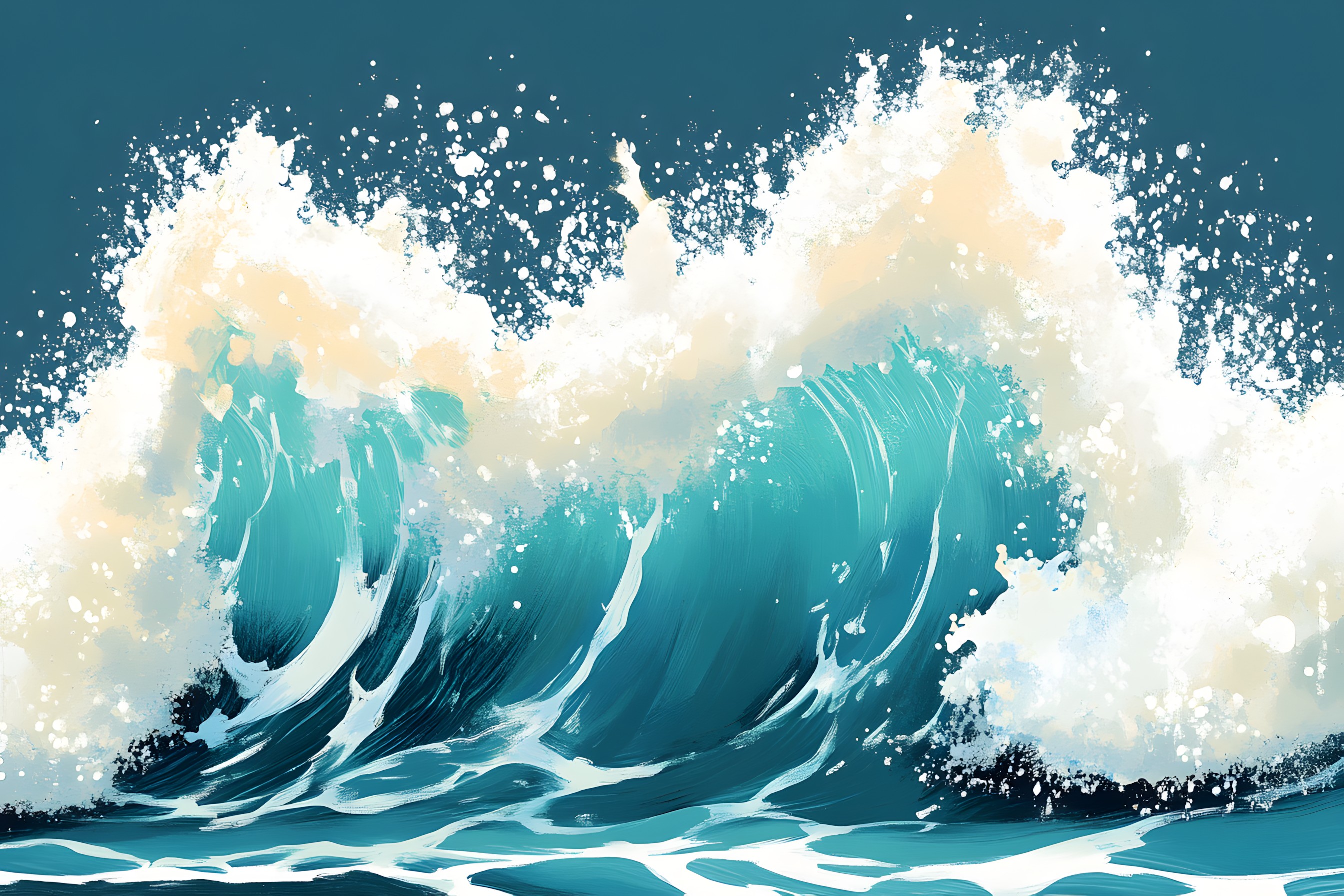 Fluid, Wave, Liquid, Wind wave, Sea, Ocean, Wind, Tsunami, Graphics