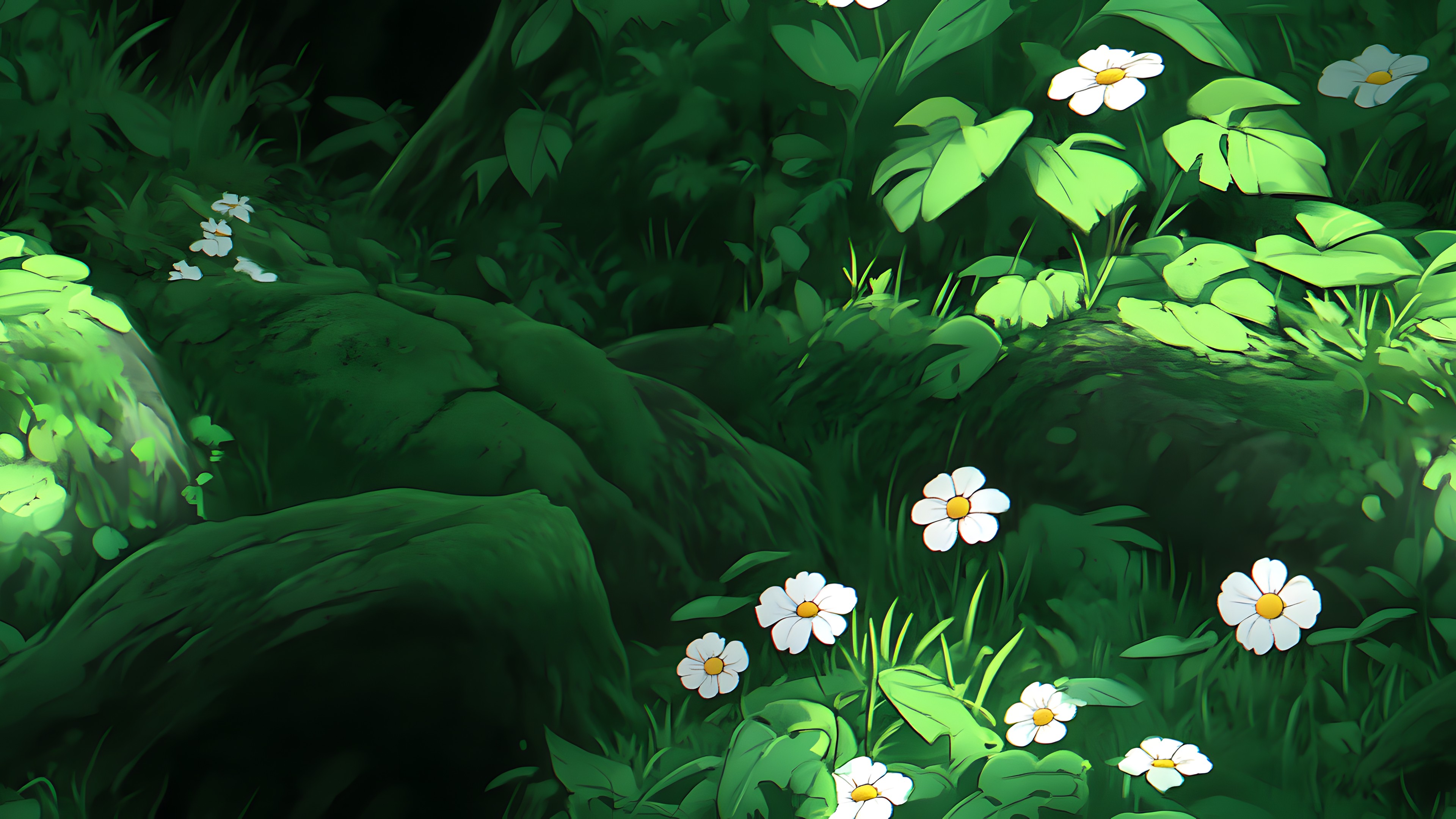 Animation, Animated cartoon, Fictional character, Wildflower, Aquatic plant