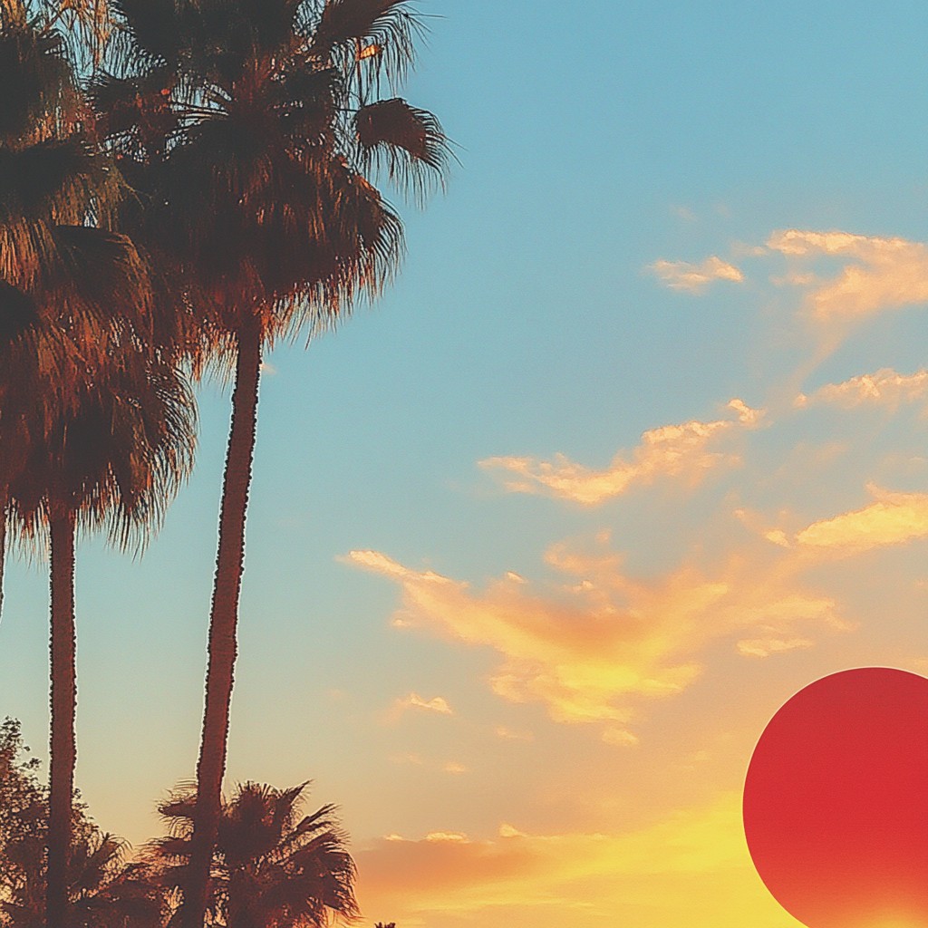 Orange, Dusk, Sunset, Afterglow, Evening, Sunrise, Woody plant, Astronomical object, Sunlight, Palm trees, Sun, Backlighting, Heat, Silhouette, Red sky at morning, California palm, Tropics, Dawn, Sabal Palm, Coconut