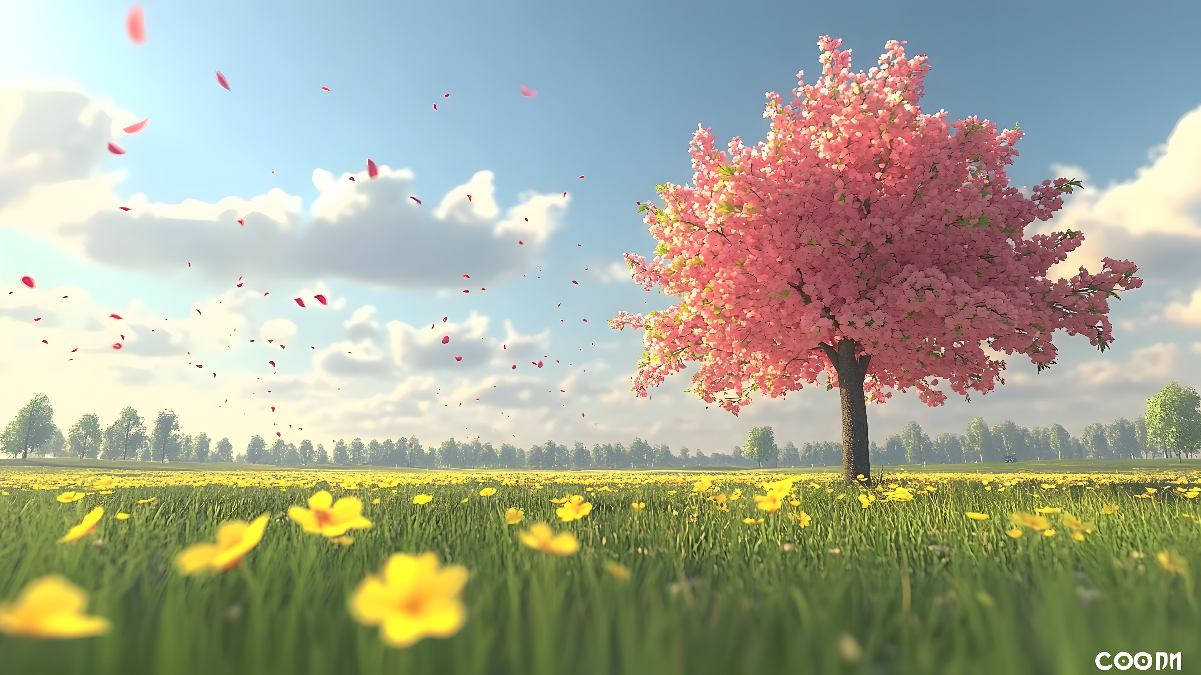 Nature, Field, Spring, Petal, Meadow, Sunlight, Prairie, Wildflower, Agriculture, Blossom, Plantation, Apples