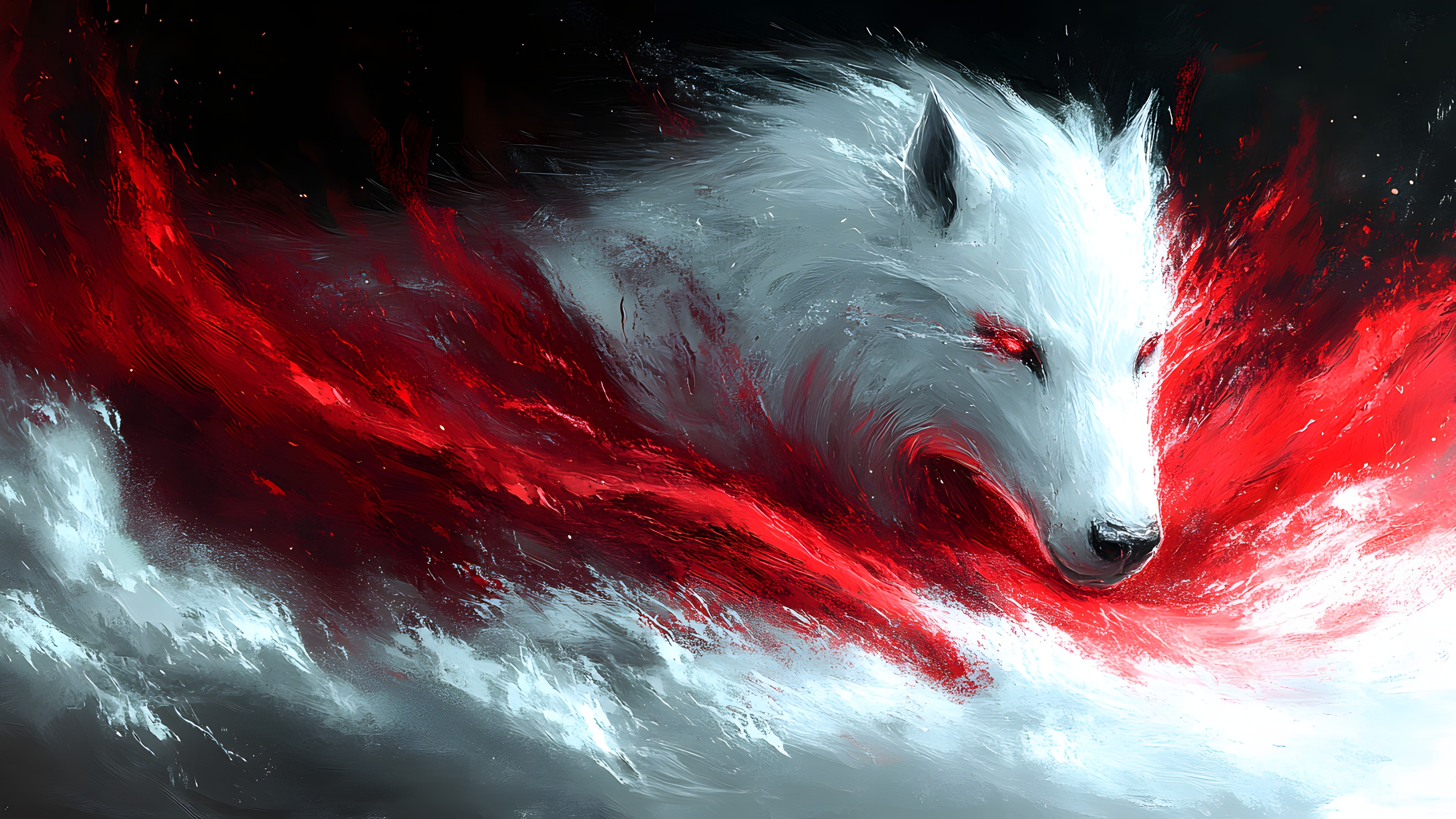 Red, Wolf, Canis, Fictional character, Snout, Animation, Graphics, Canidae