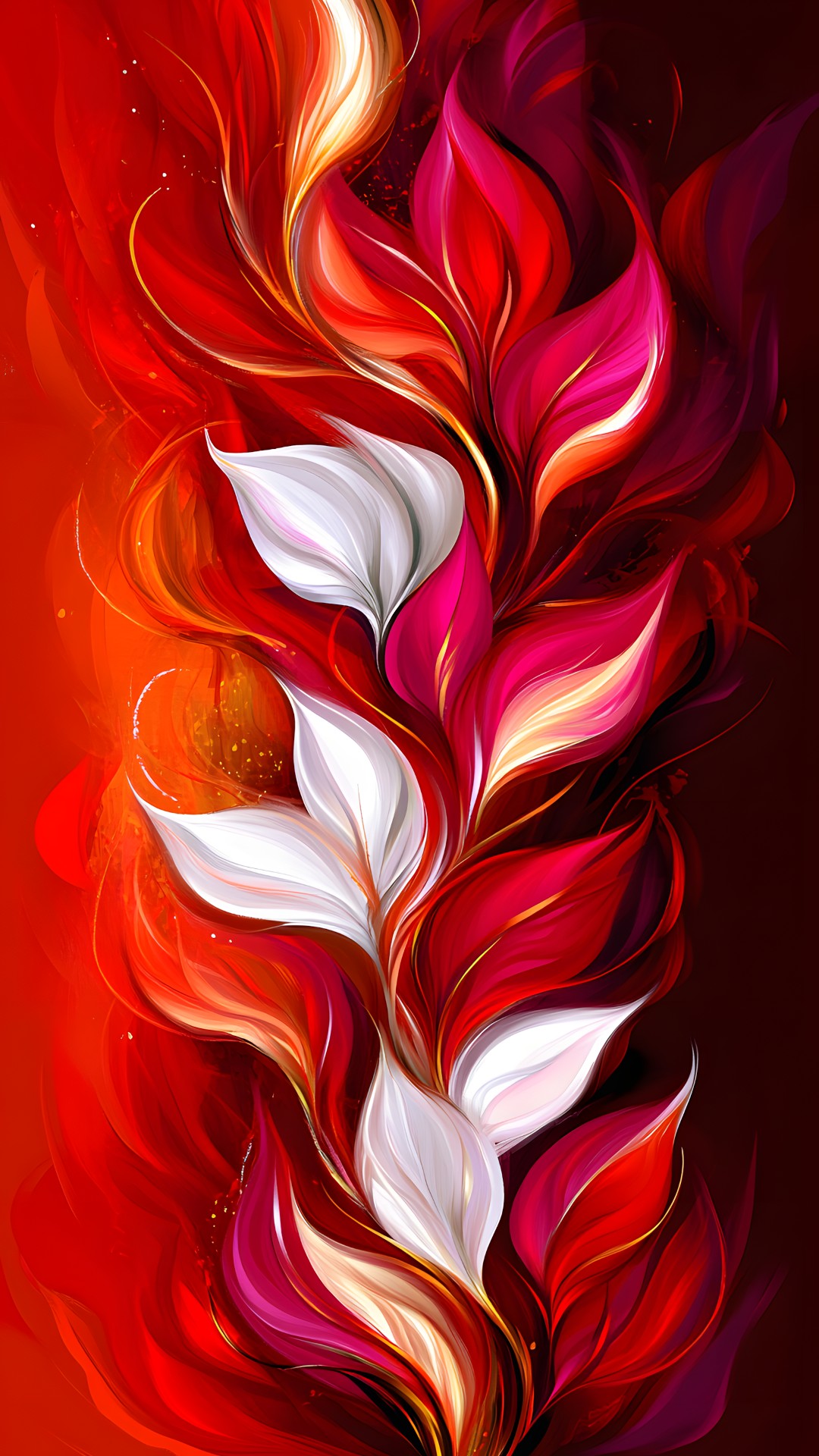 Red, Orange, Art, Visual arts, Paint, Modern art, Graphics, Design, Fractal art, Acrylic paint, Still life photography, Graphic design, Watercolor painting, Art Paint