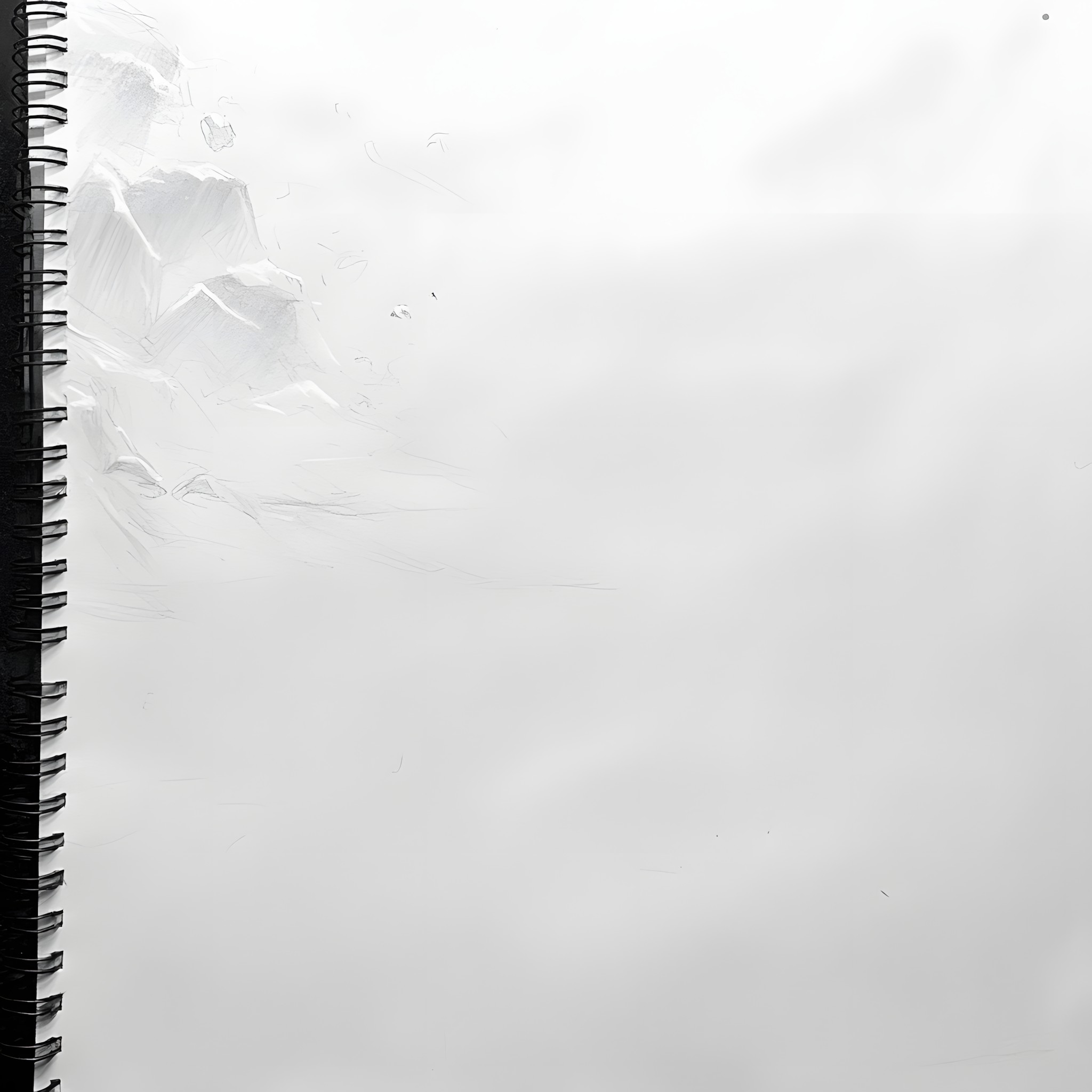 White, Monochrome photography, Monochrome, Office supplies, Black and white, Silver, Stationery, Fog, Sketch Pad, Notebook