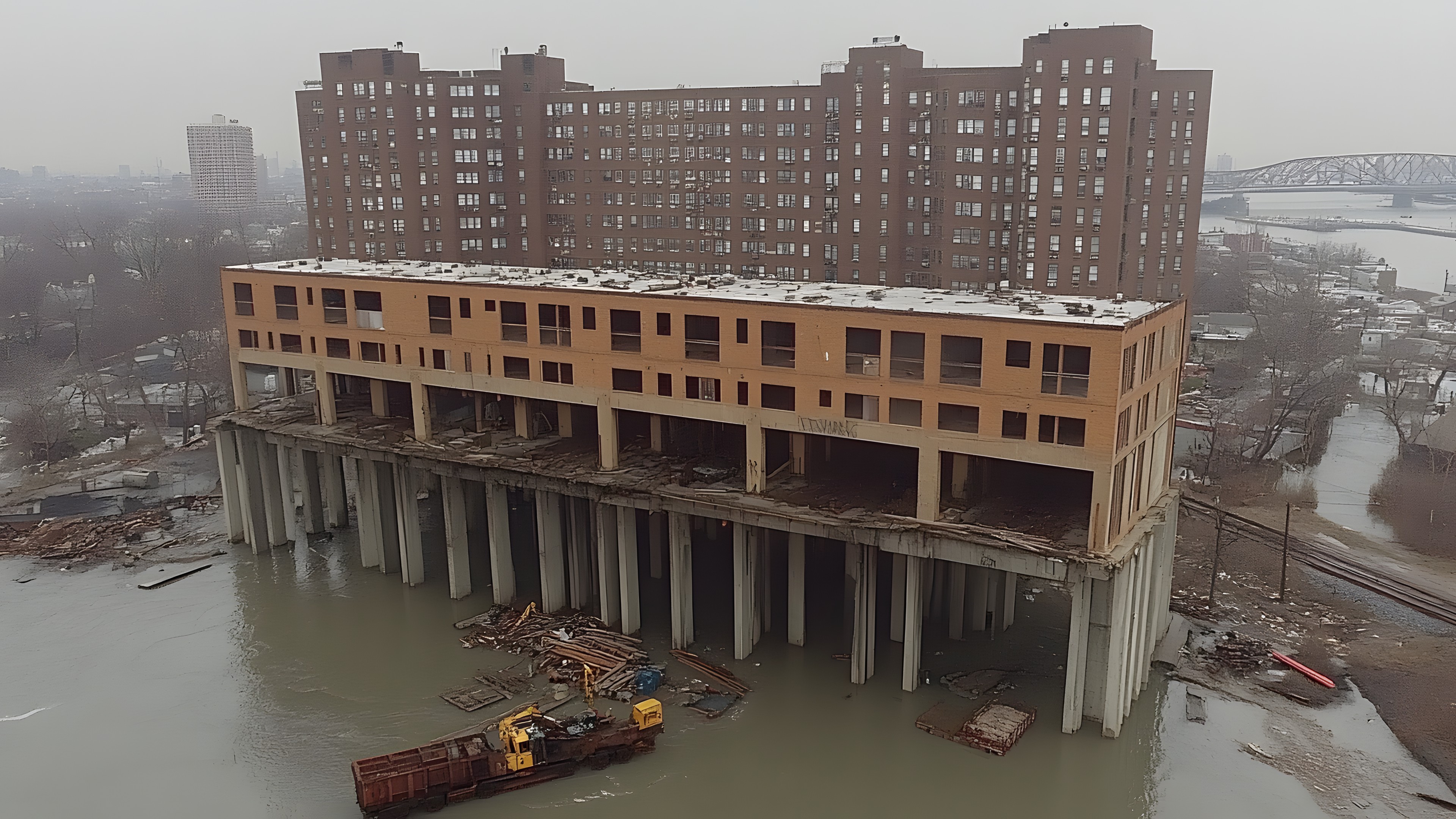 Apartment, High-rise building, Condominium, Metropolis, Engineering, Winter, Headquarters