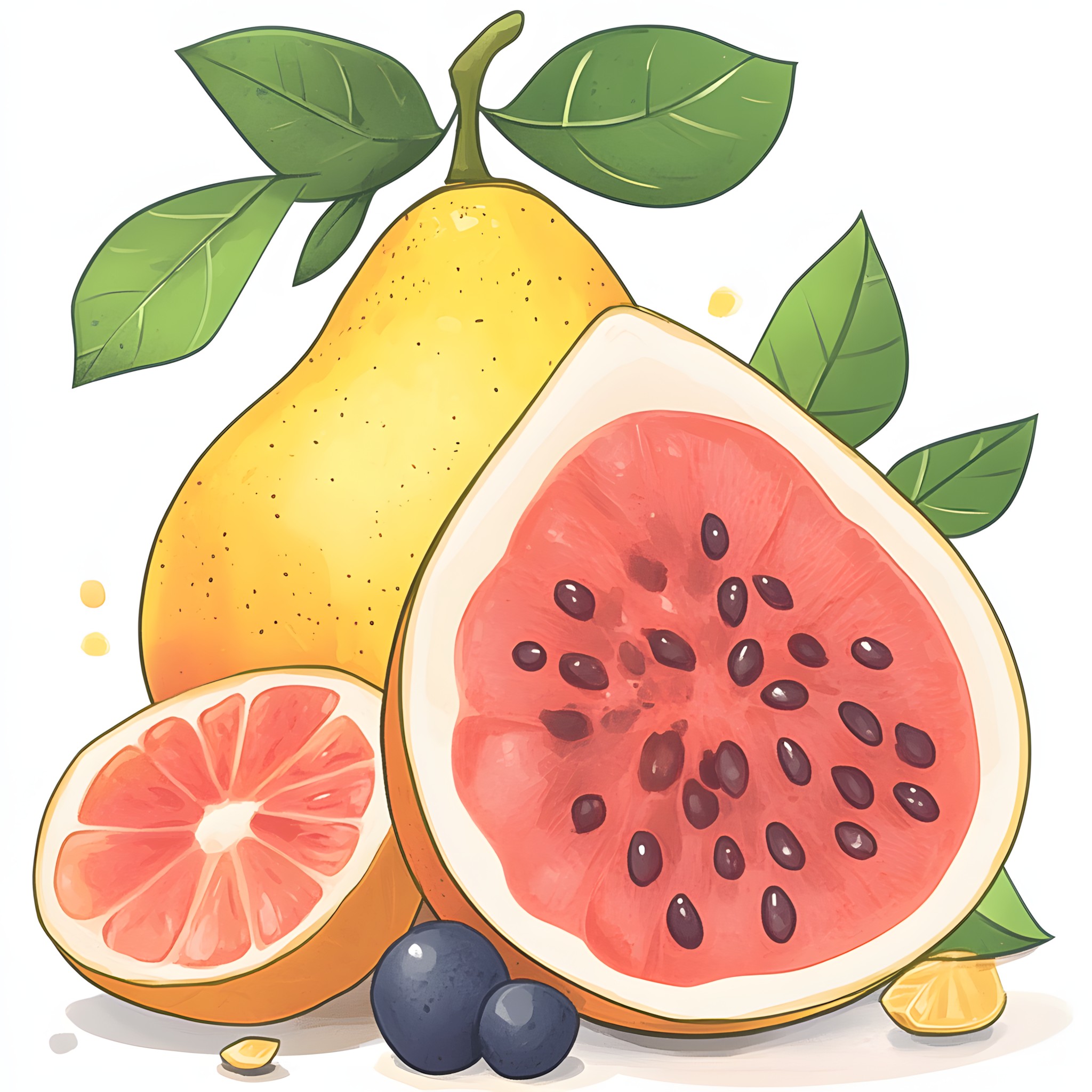 Fruit, Produce, Drawing, Natural foods, Illustration, Clip art, Graphics, Superfood, Food