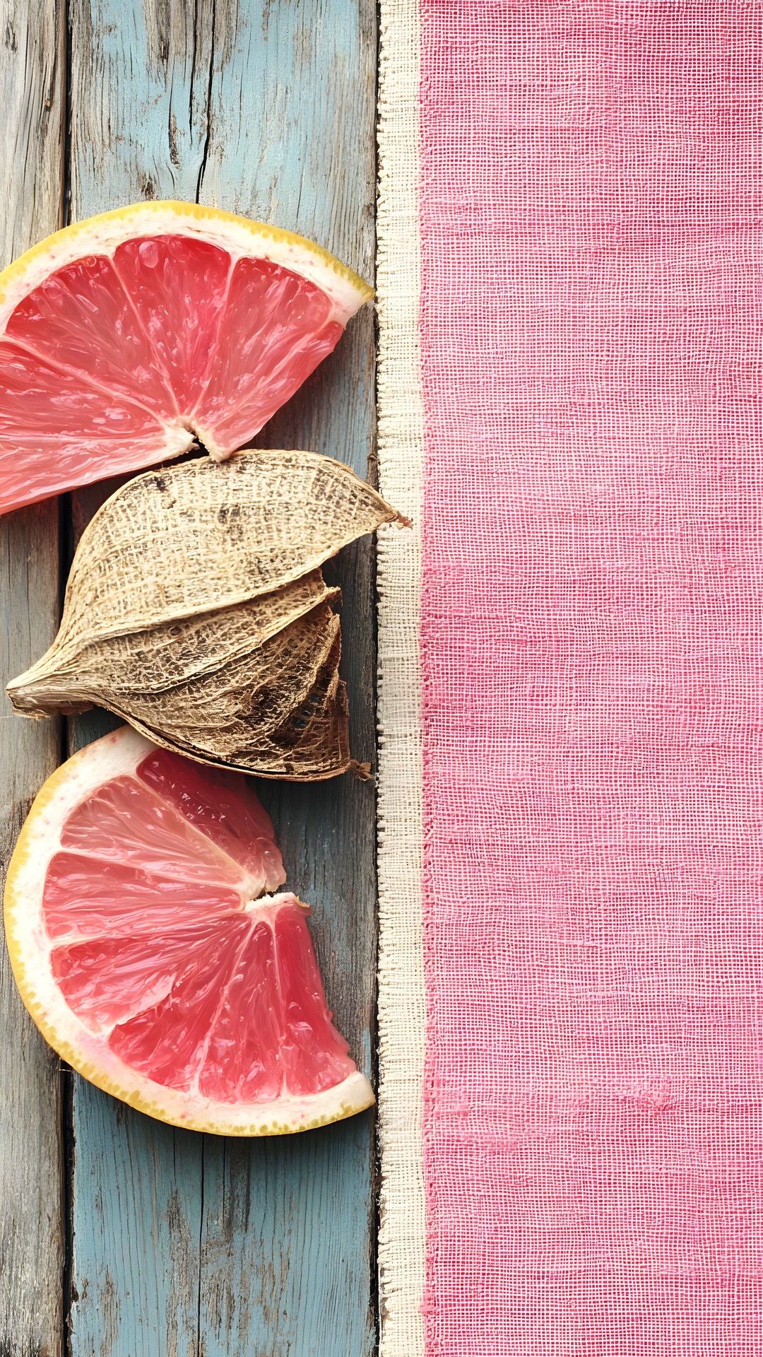 Pink, Linens, Fruit