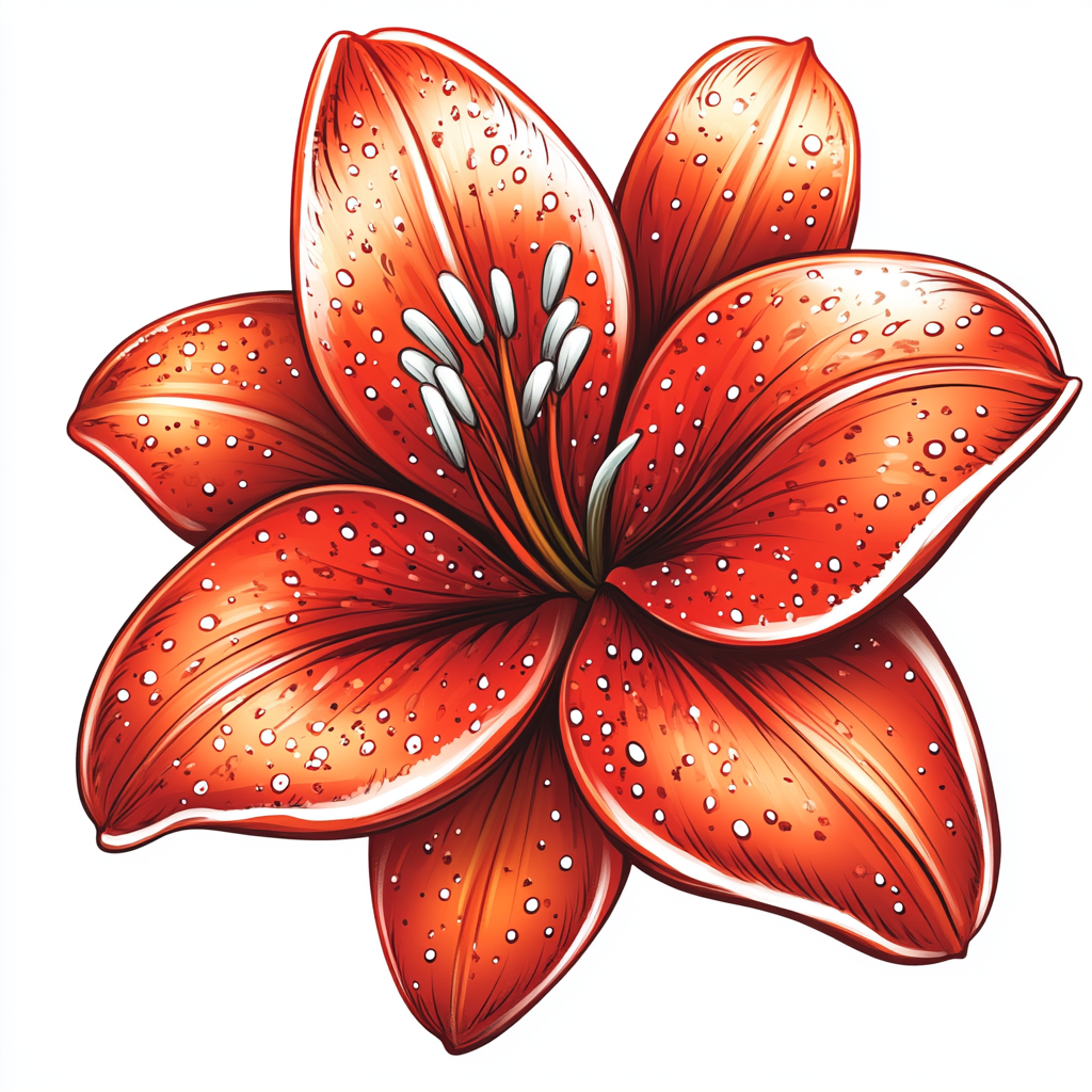 Red, Flower, Petal, Orange lily, Tiger lily, Clip art, Wood lily, Lily, Lily 'Stargazer', Lilies, Graphics, Cut flowers, Floral design, Amaryllis, Geraniums