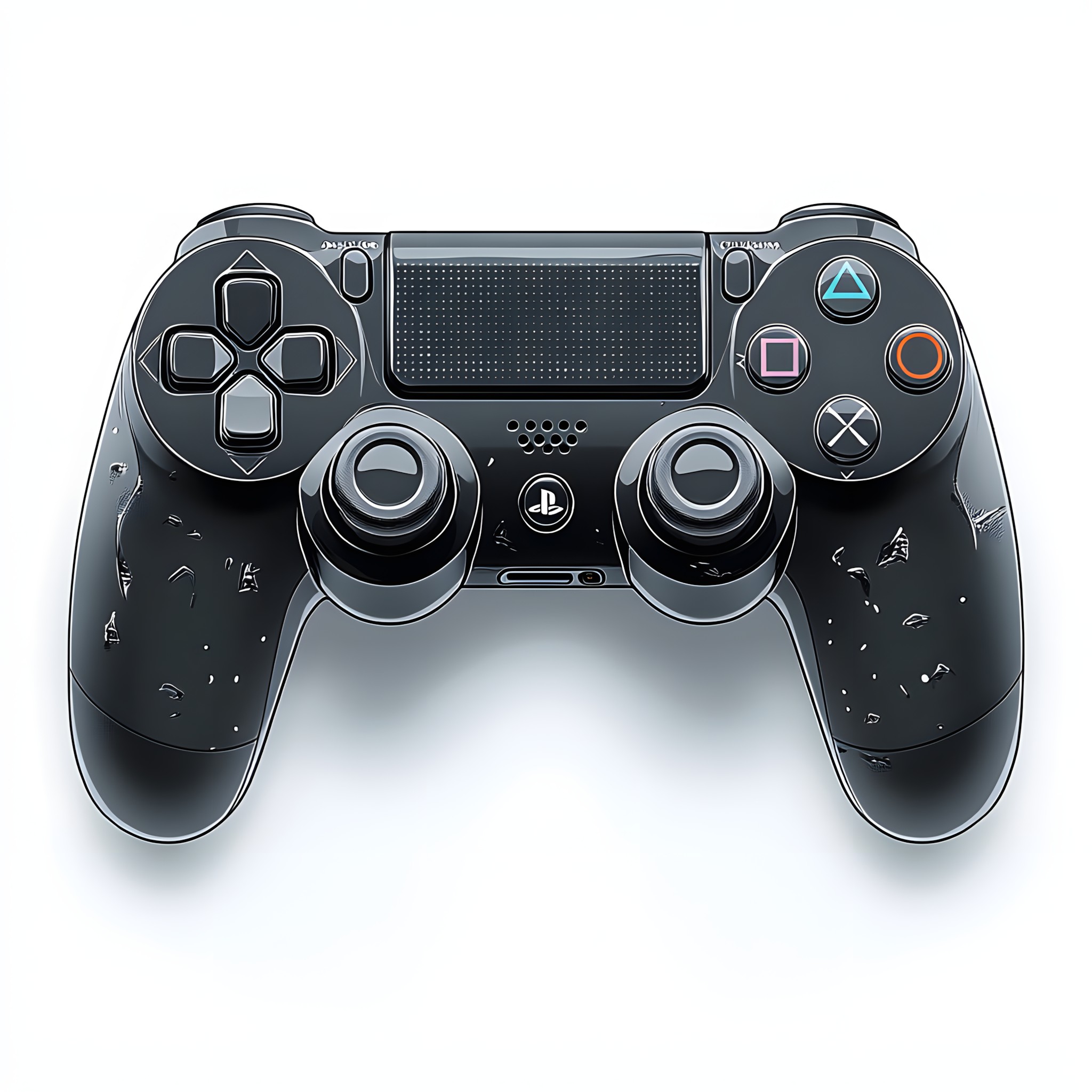 Electronic device, Game controller, Gadget, Technology, Joystick, Video game console, Silver, Remote control, Electronics