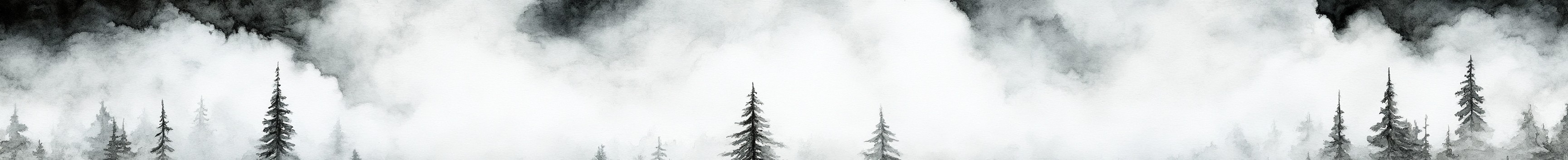 Black and white, Panorama, Winter, Evergreen, Conifers, Snow, Precipitation, Pine family, Cupressaceae, Fog, Spruce-fir forests, Pine, Freezing, Tropical and subtropical coniferous forests, Larch