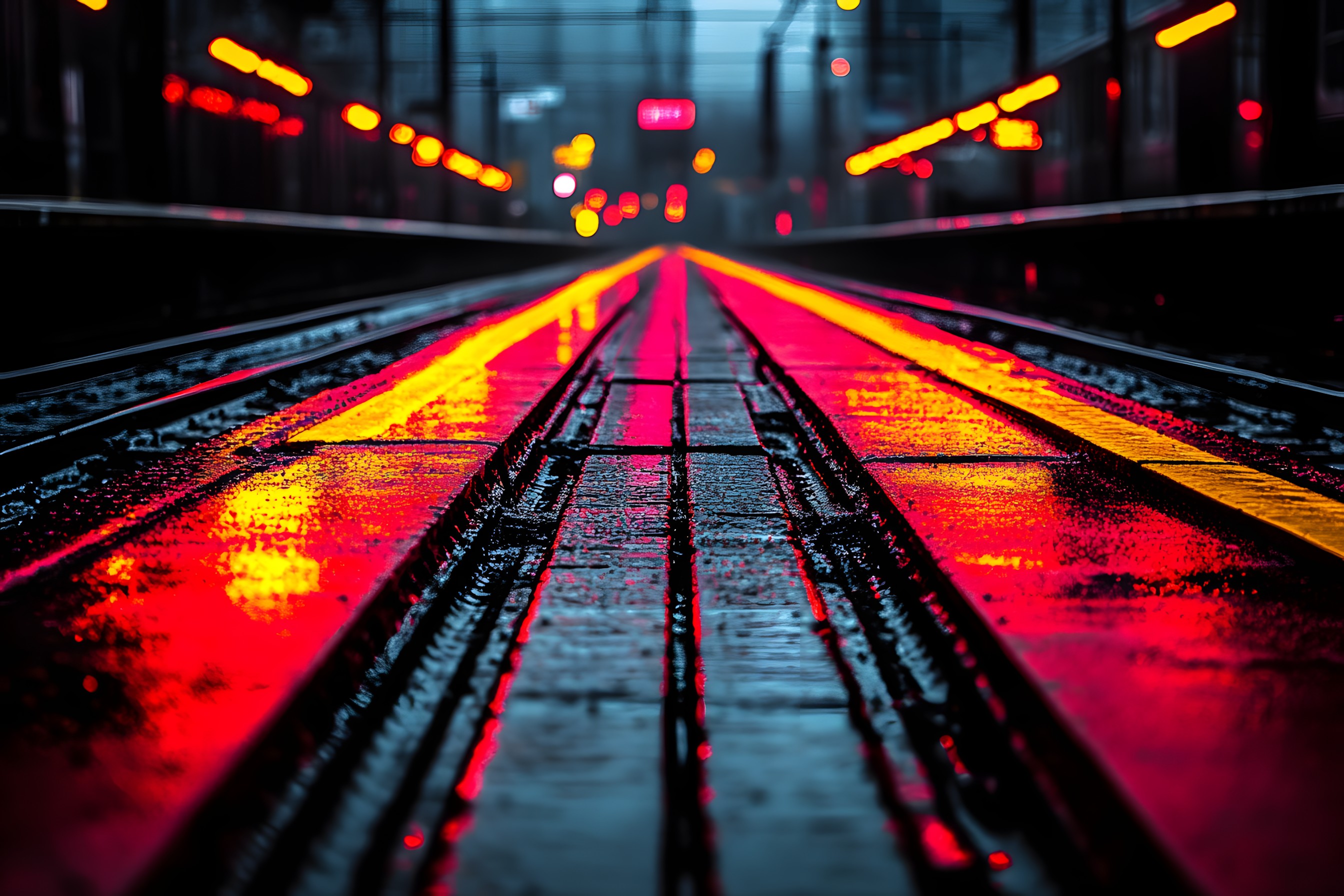 Red, Orange, Track