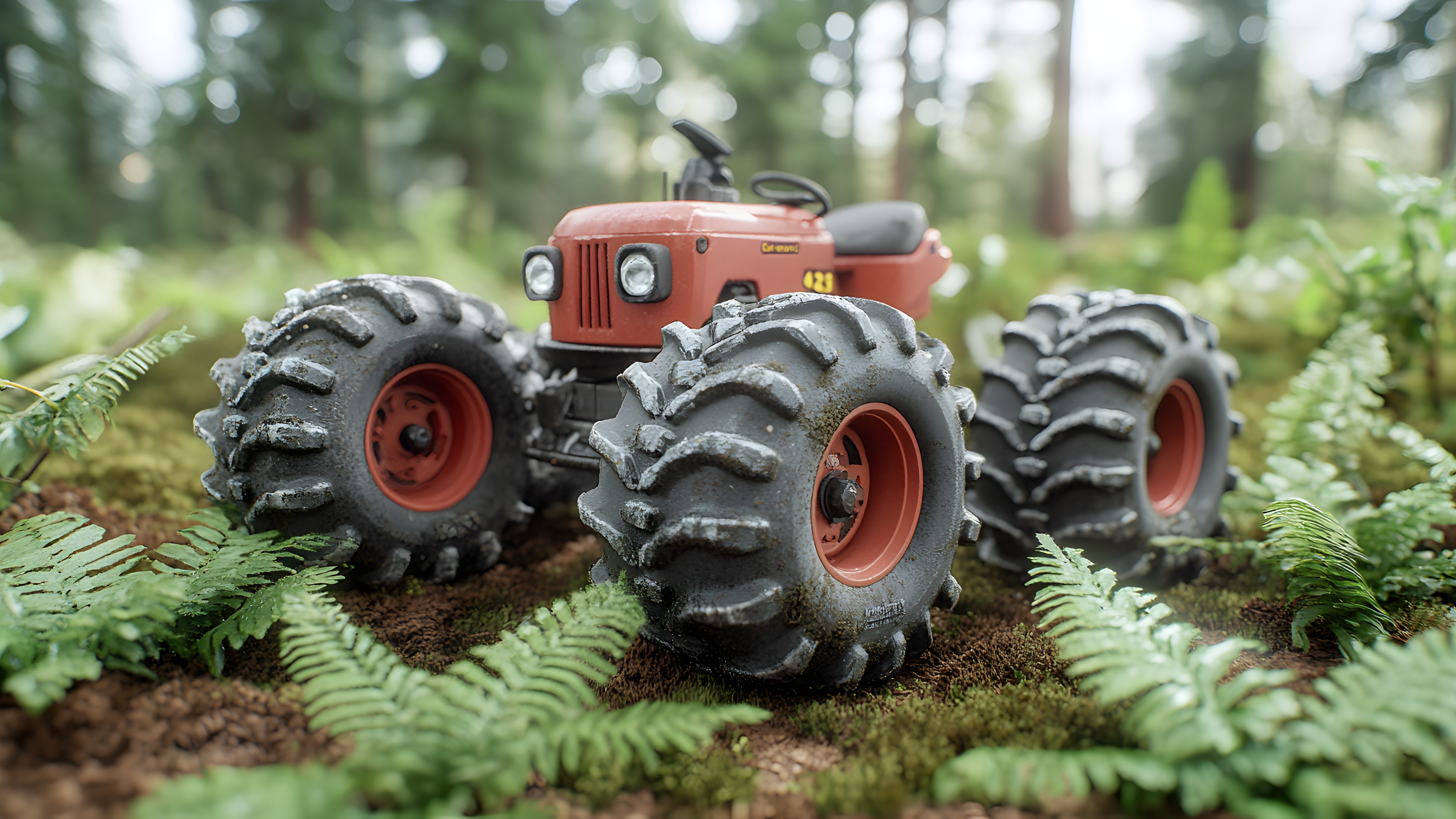 Play Vehicle, Toy, Scale model, Agricultural machinery, Tractor, Automotive Wheel System, Machine, Off-road vehicle, Radio-controlled toy, Radio-controlled car, Tread, Rolling, Model car, Locking hubs, Heavy equipment, Tire Care, Kit car