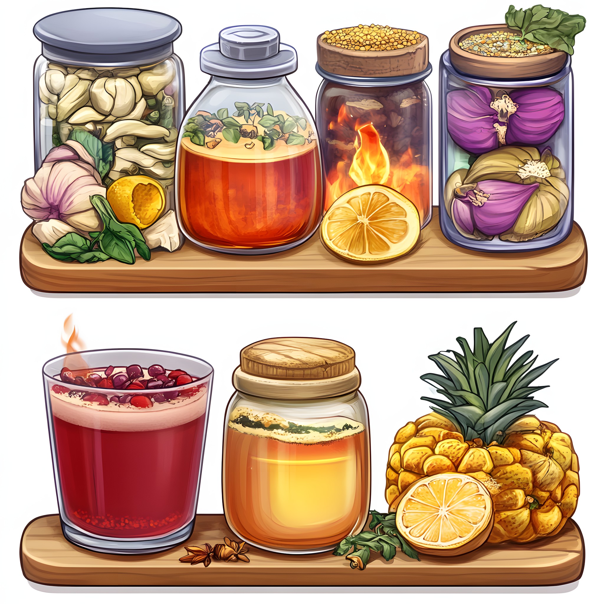 Food, Ingredient, Food storage containers, Food storage, Mason jar, Produce, Fruit, Natural foods, Clip art, Lid, Food preservation, Bottle, Vegetable, Recipe, Food group, Juice, Can, Superfood, Fruit syrup, Tomato