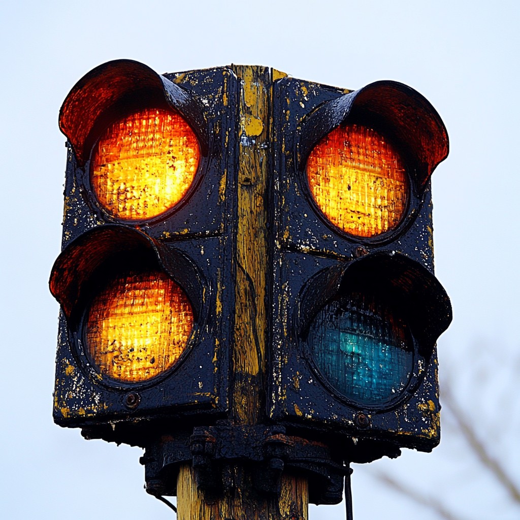 Yellow, Traffic light, signaling device