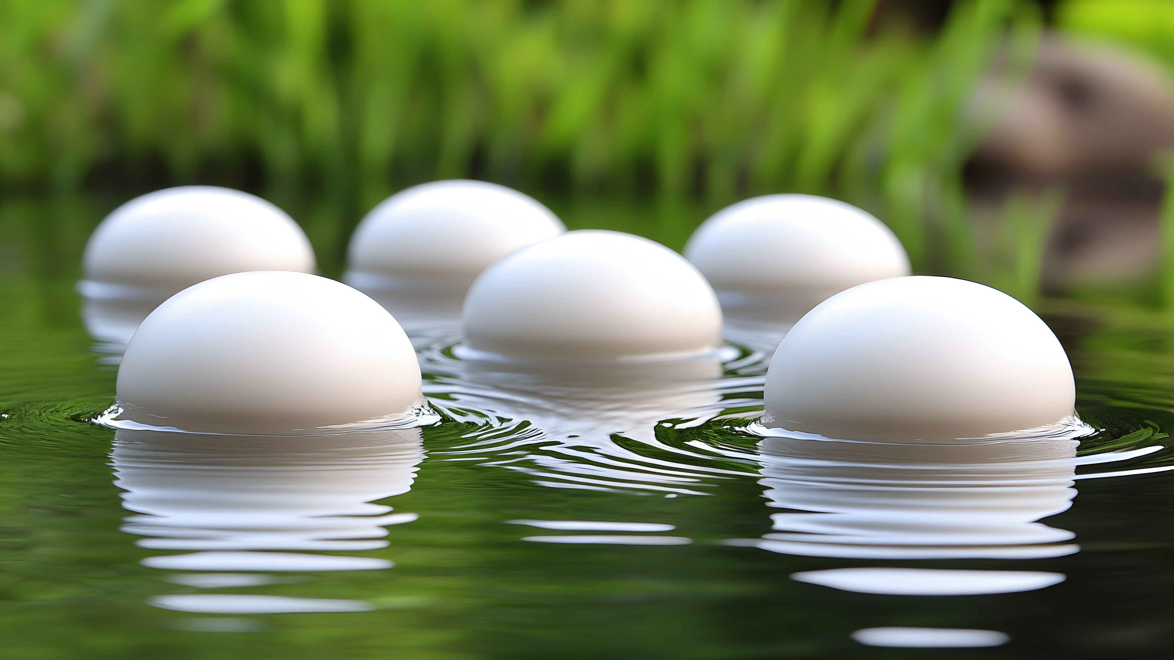 Egg, Liquid, Egg, Reflection, Sphere, Oval